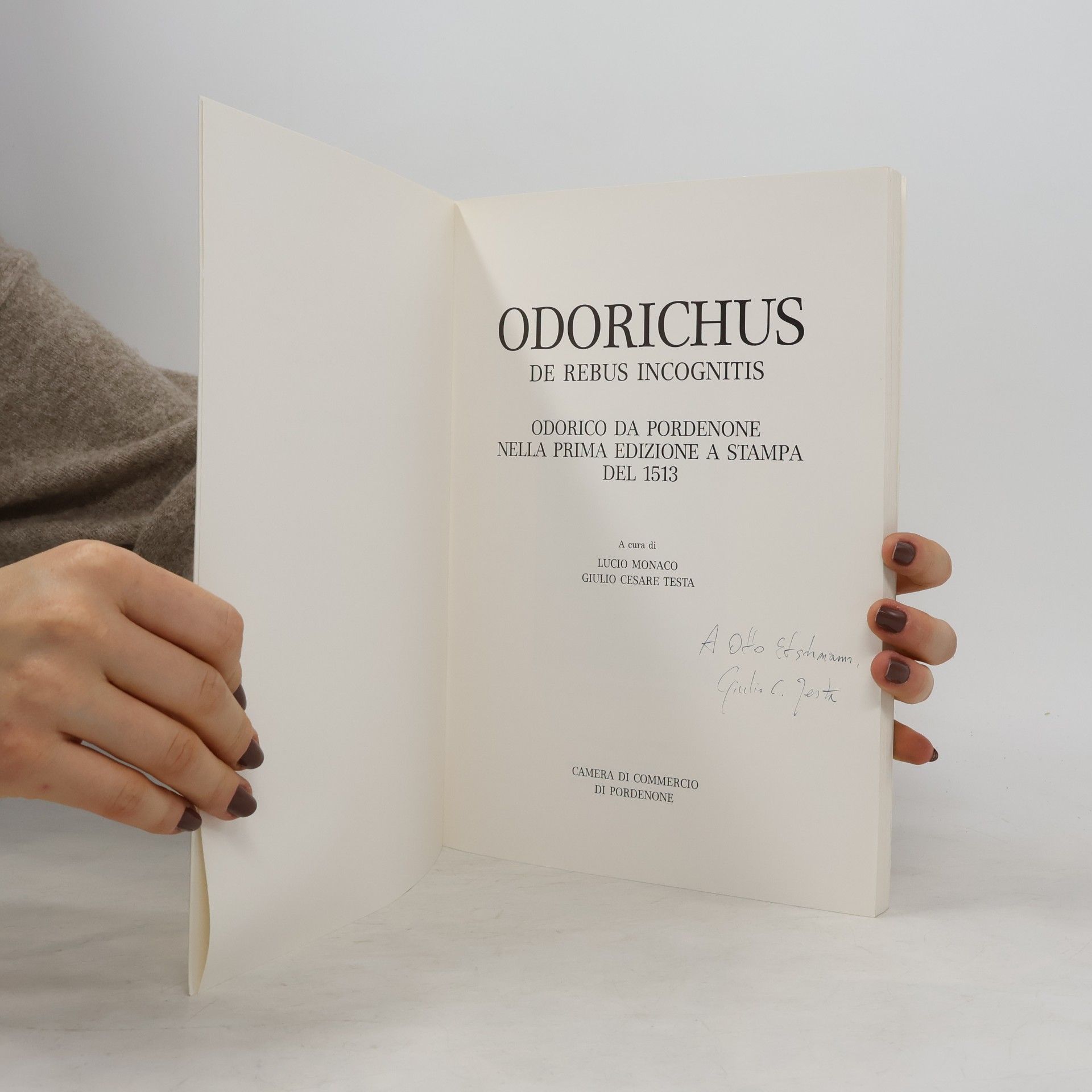 Autores varios Odorichus de rebus incognitis