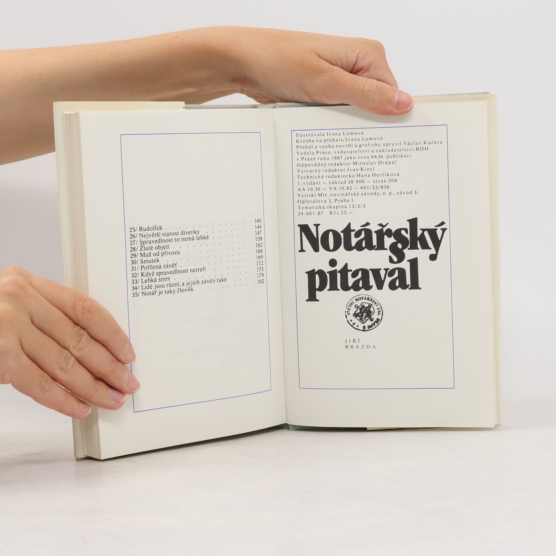 Jiří Brázda Notářský pitaval