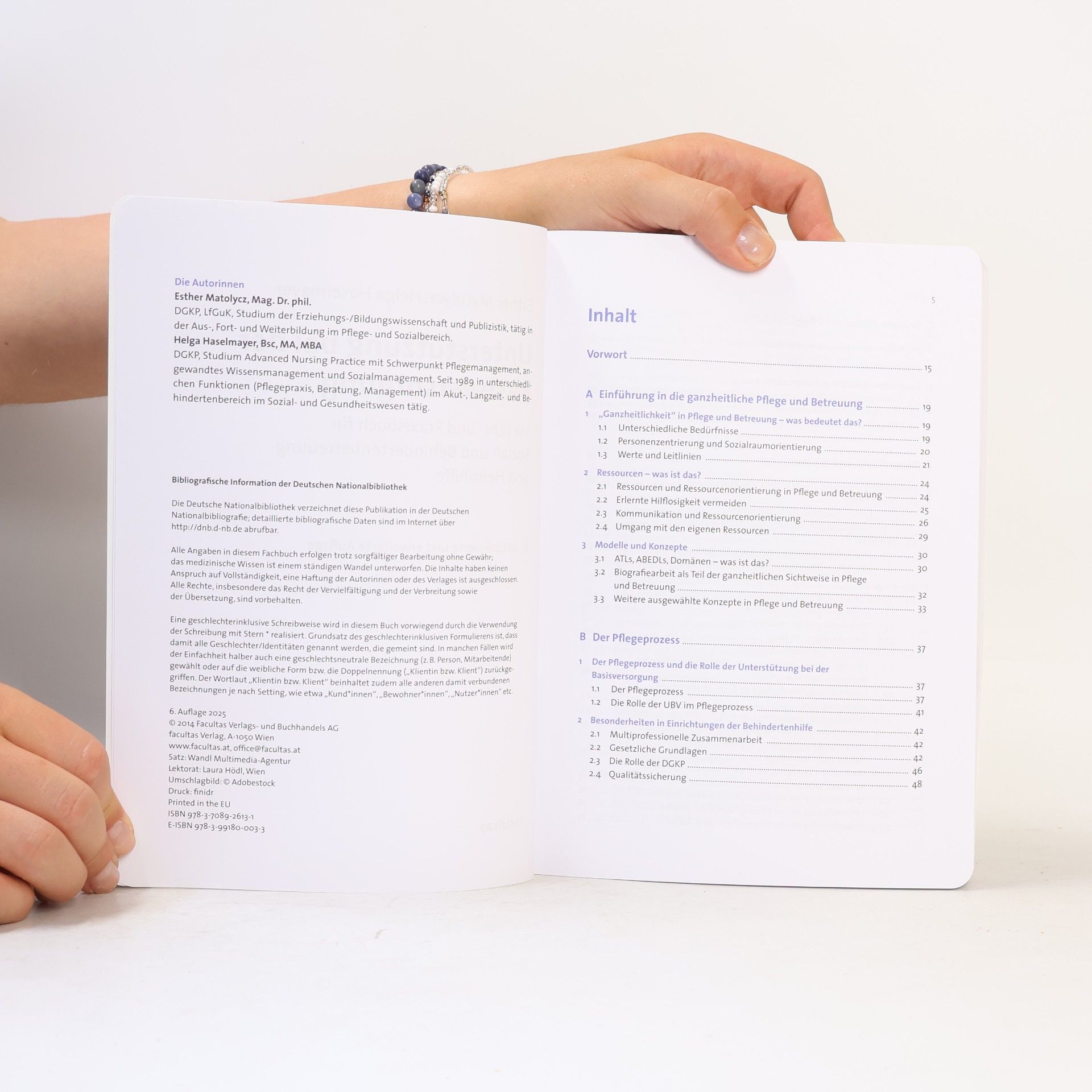 Esther Matolycz Manual: Unterstützung bei der Basisversorgung