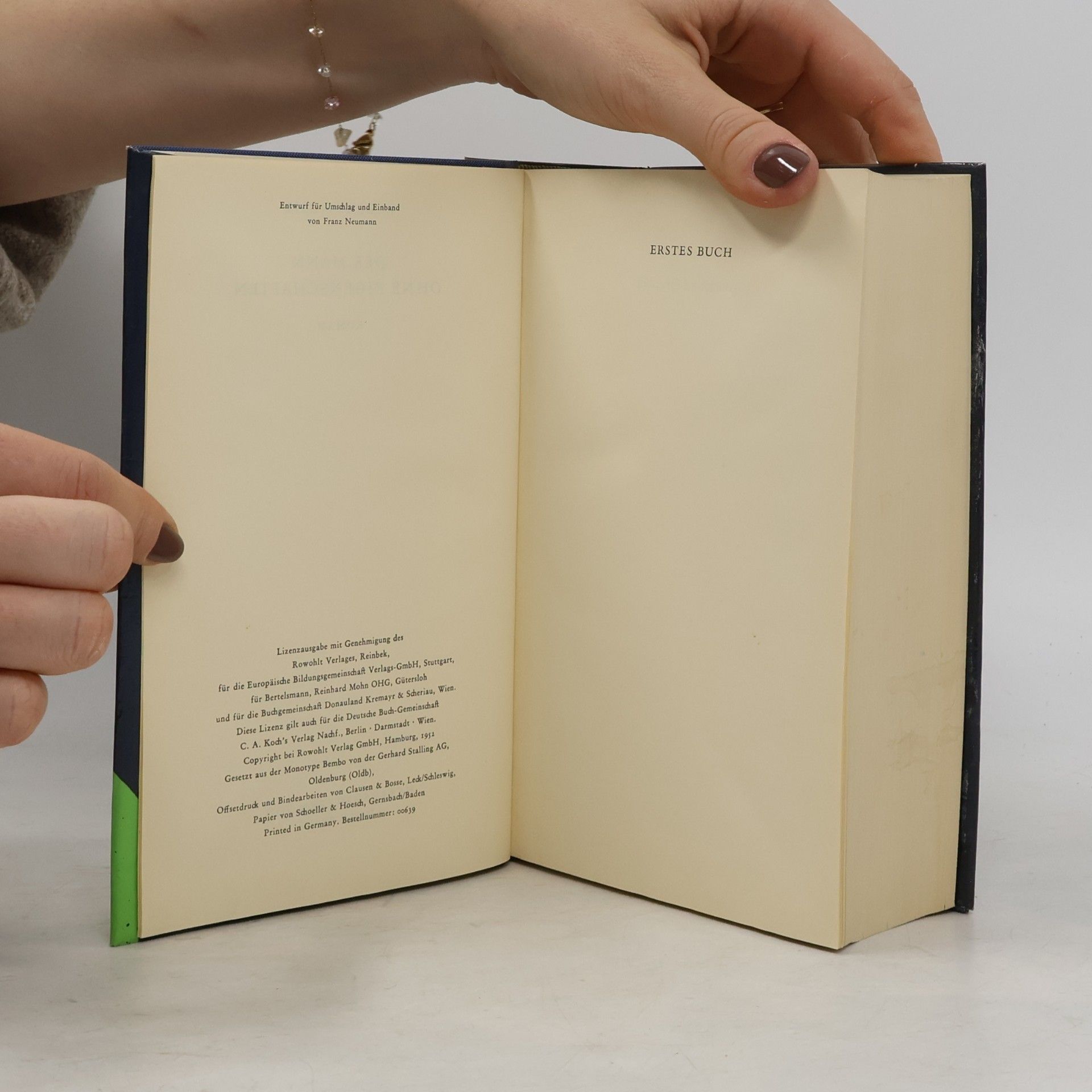 Robert Musil Der Mann ohne Eigenschaften