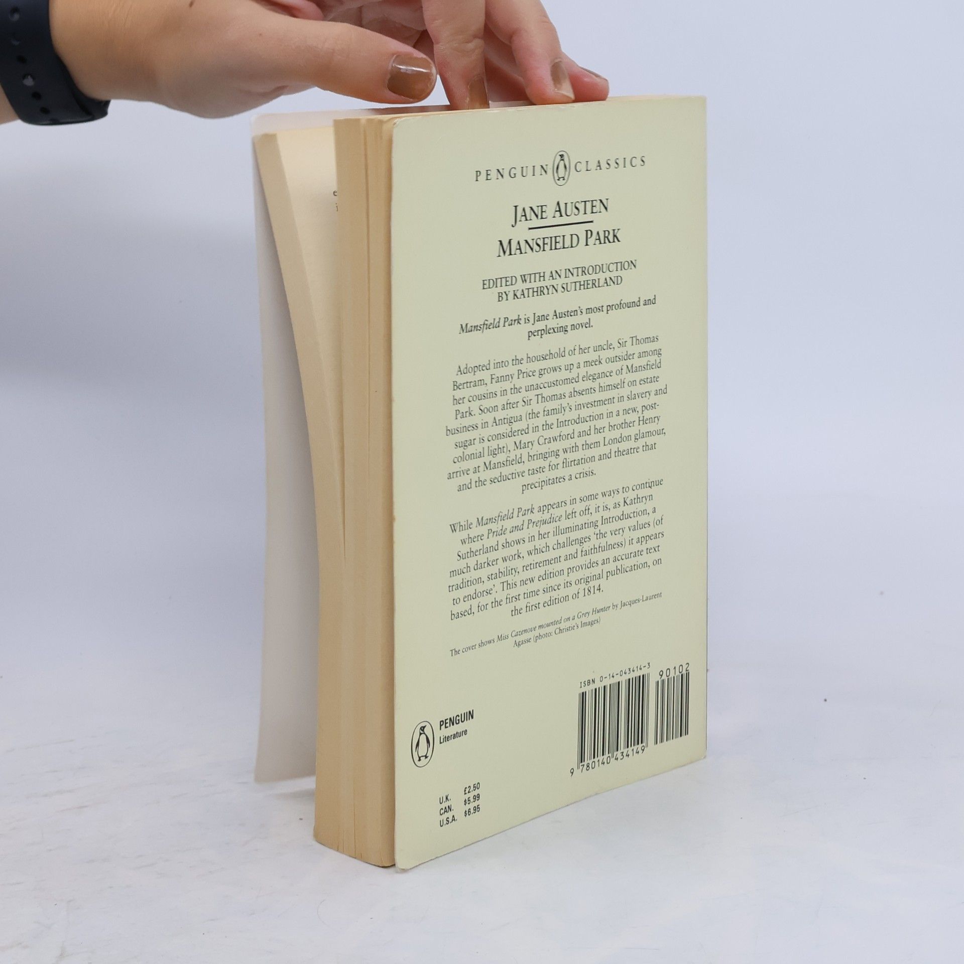 Katryn Sutherland Mansfield Park. Ed. with an Introduction and Notes by Kathryn Sutherland