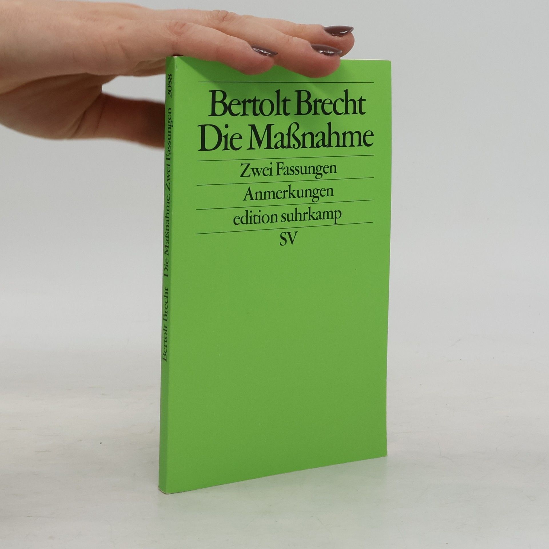 Bertolt Brecht Die Maßnahme