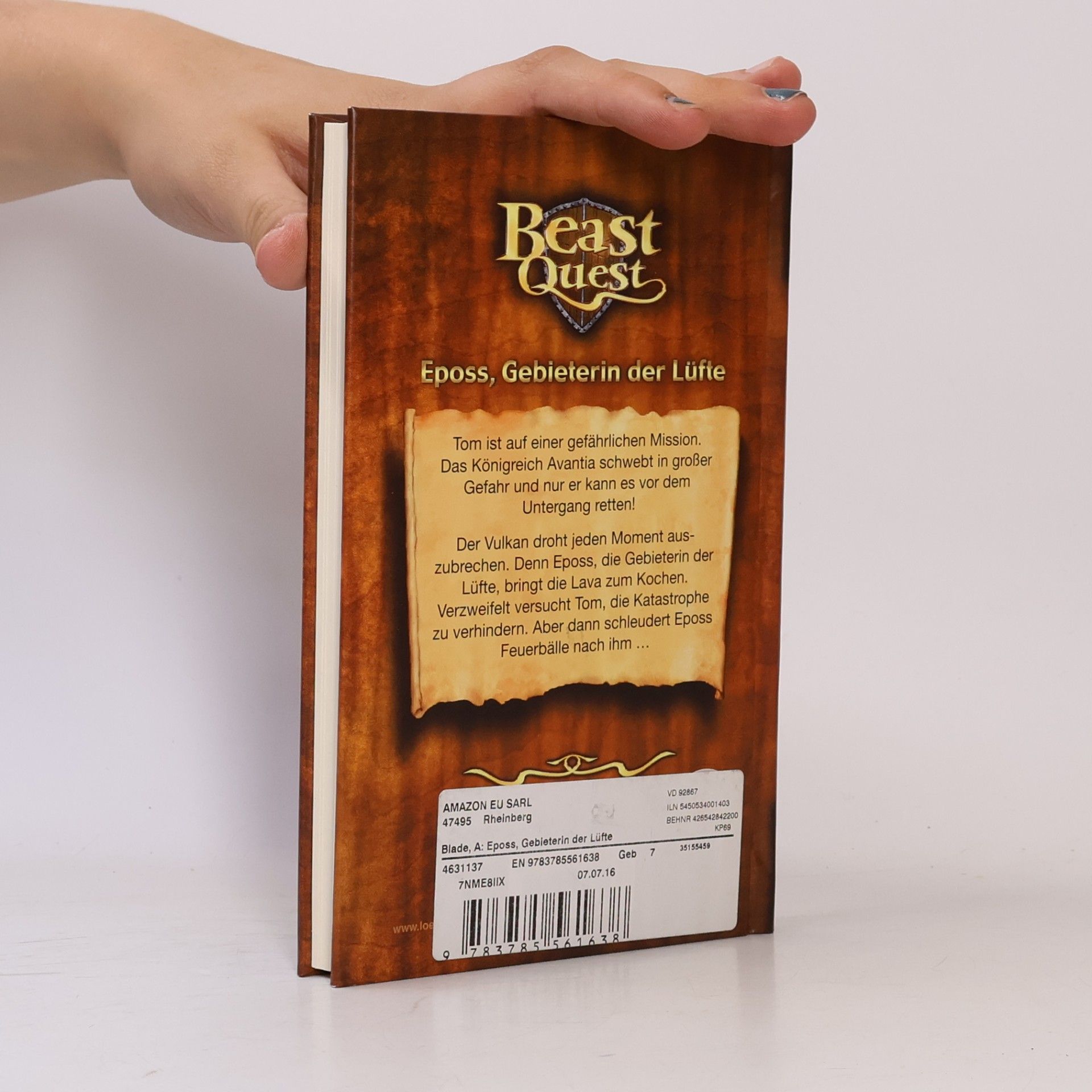 Adam Blade Beast Quest: Eposs, Gebieterin der Lüfte
