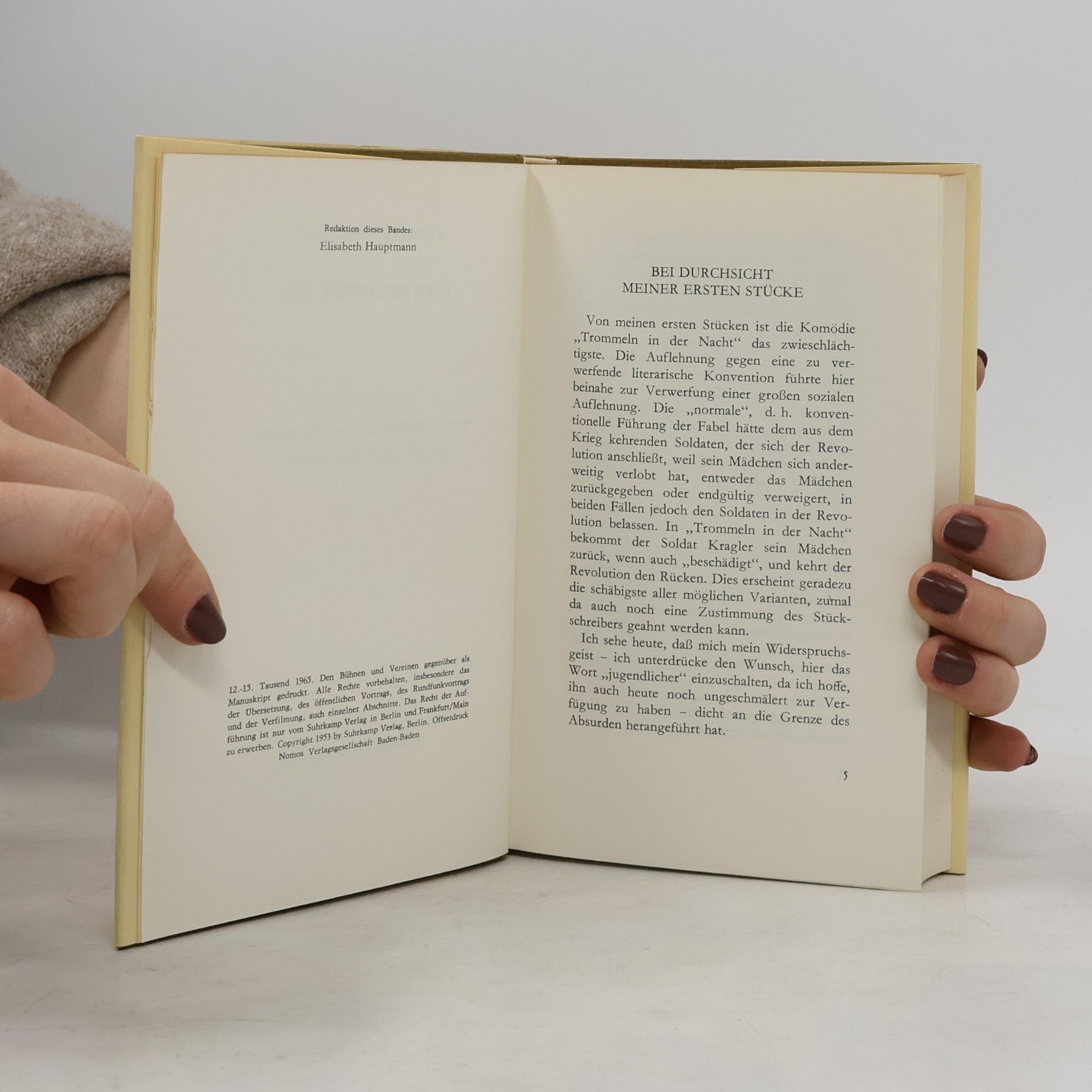 Bertolt Brecht Stücke 1