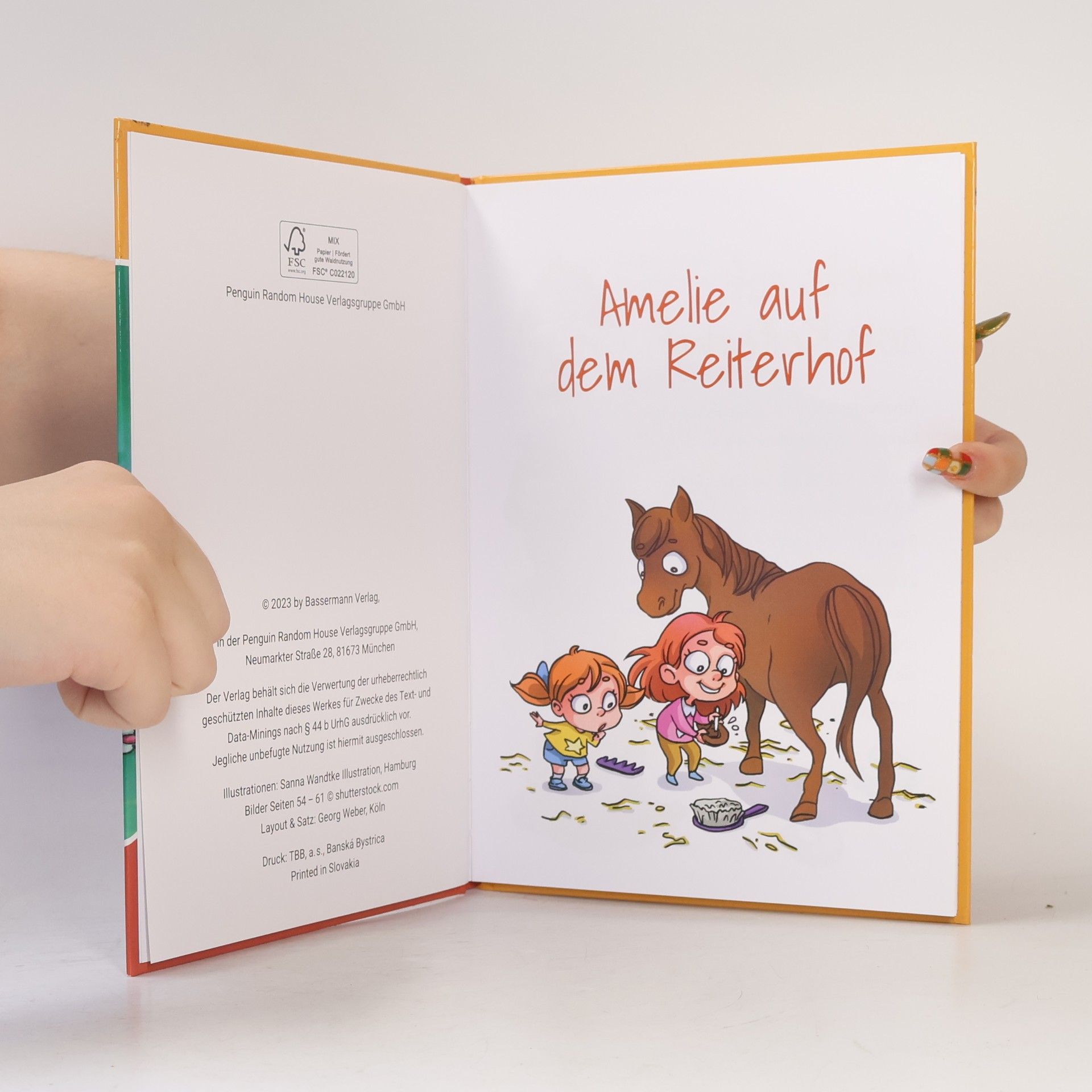 Sanna Wandtke Amelie auf dem Reiterhof