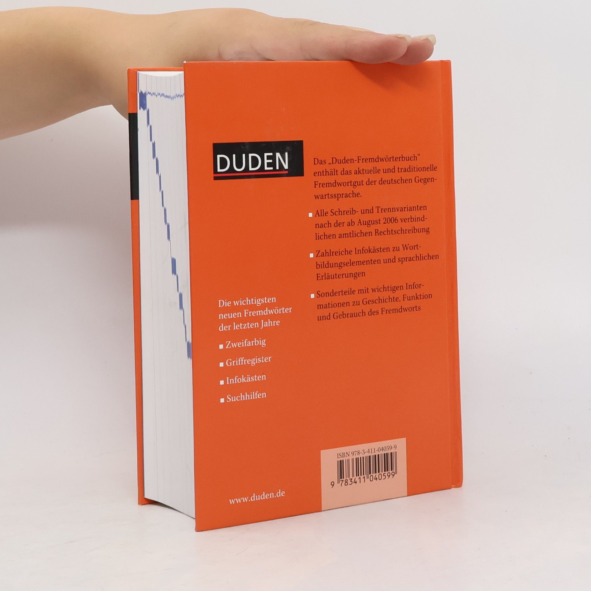 Ursula Kraif Duden - das Fremdwörterbuch