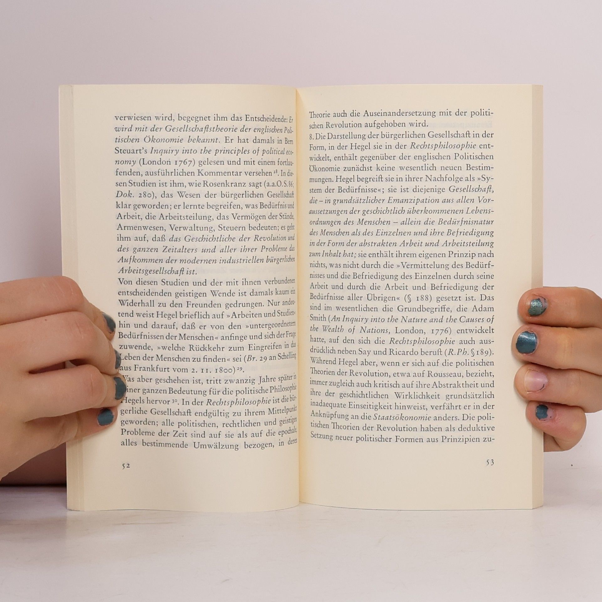 Heinz-Joachim Ritter Hegel und die französische Revolution