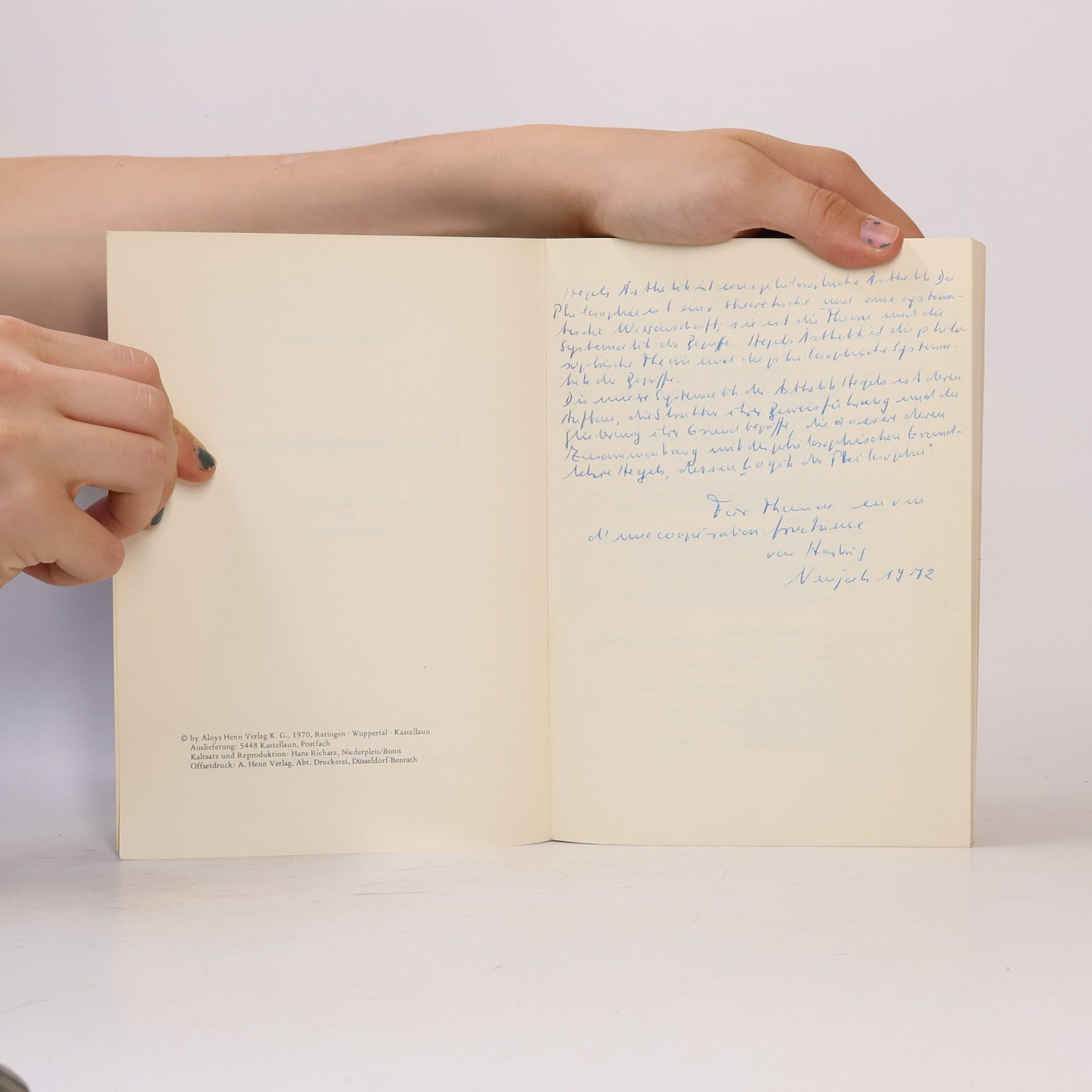 Enoch Zander Hegels Kunstphilosophie