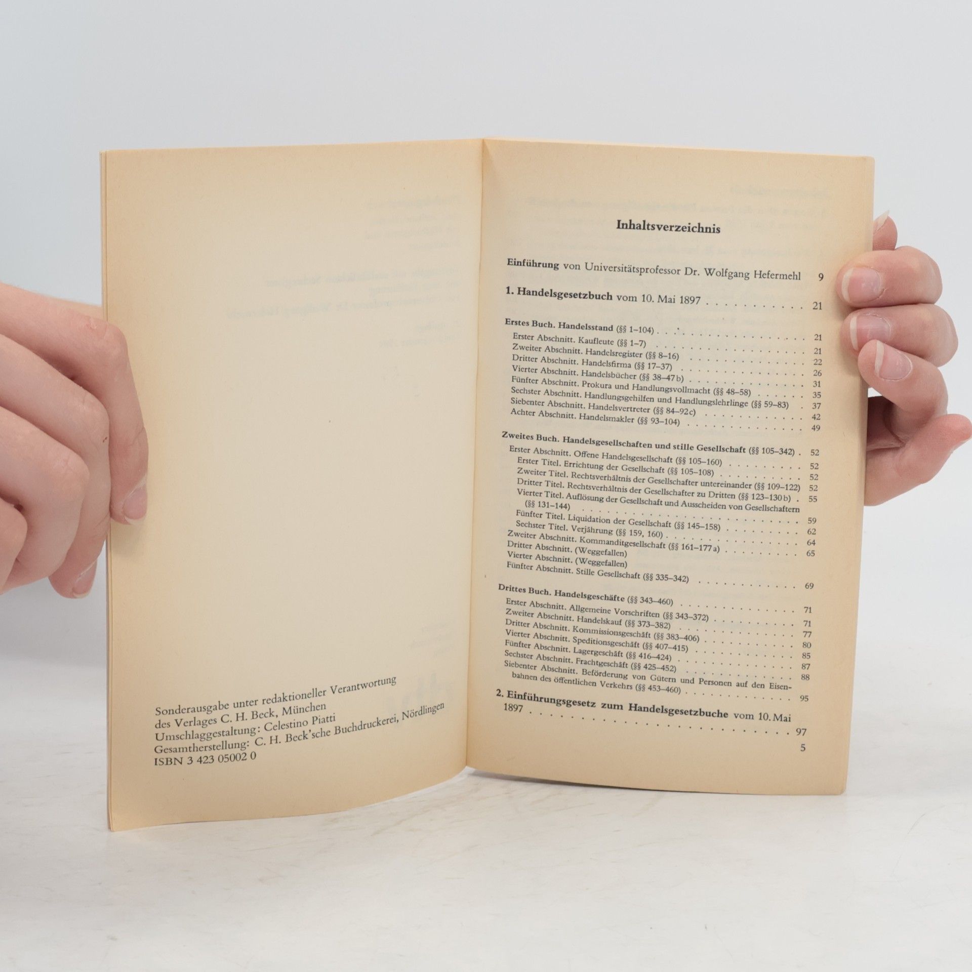 Wolfgang Hefermehl Handelsgesetzbuch: Wechselgesetz