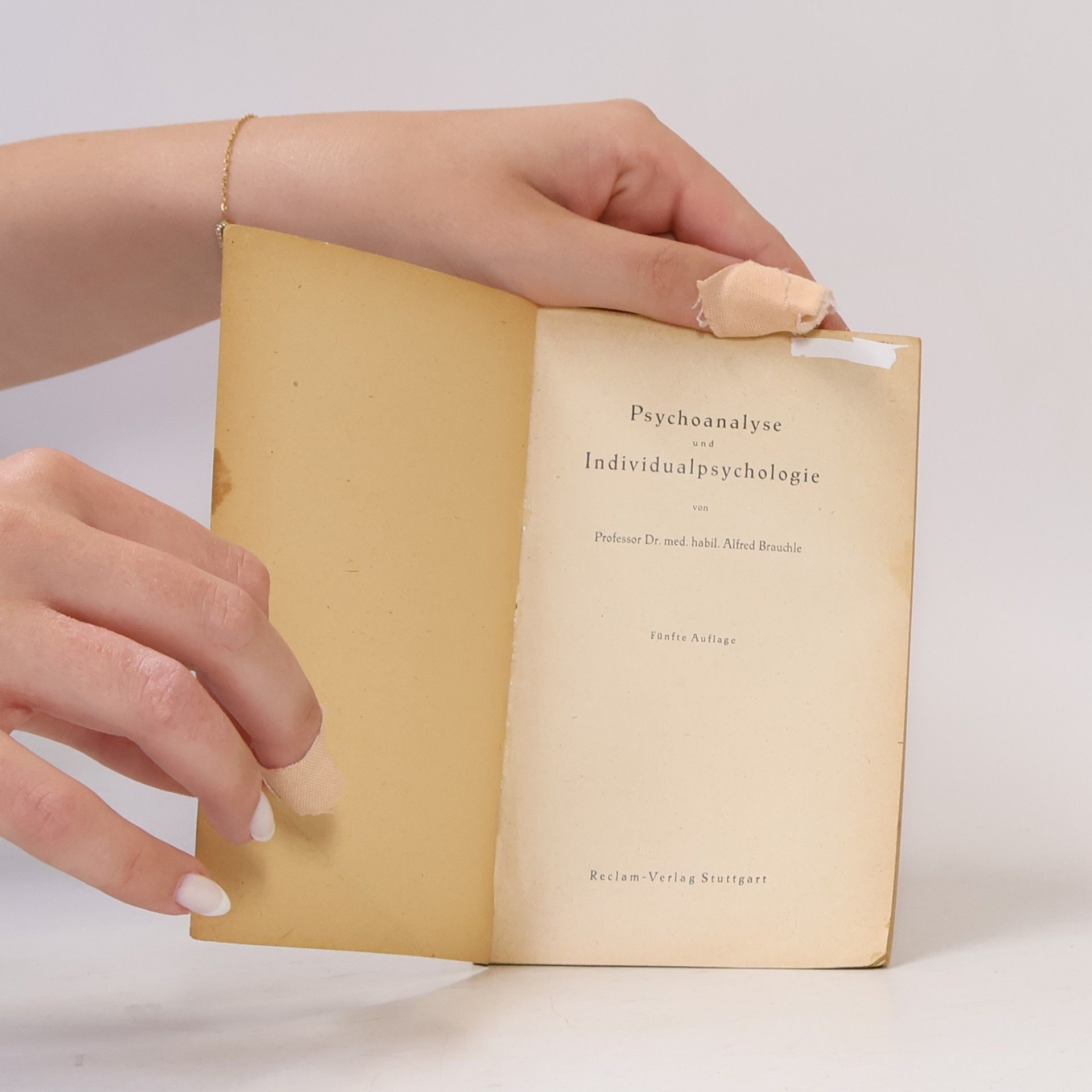Alfred Brauchle Psychoanalyse und Individualpsychologie