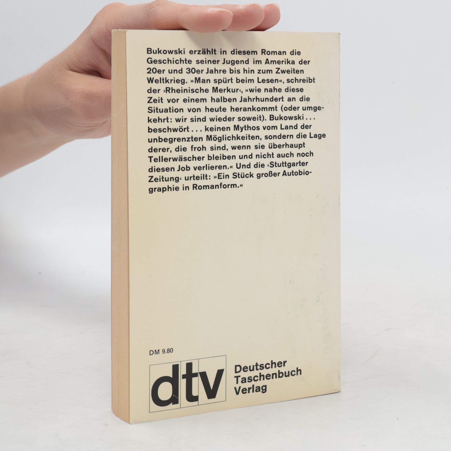 Charles Bukowski Das Schlimmste kommt noch oder fast eine Jugend