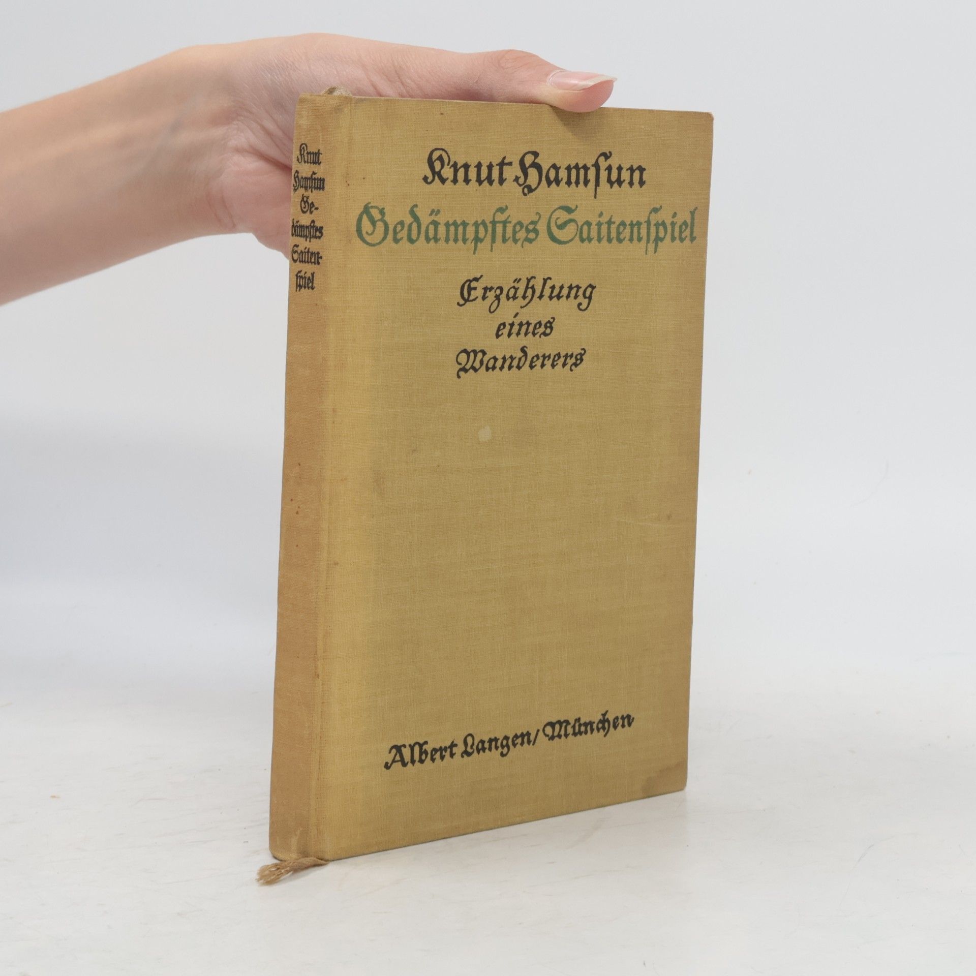 Knut Hamsun Gedämpftes Saitenspiel