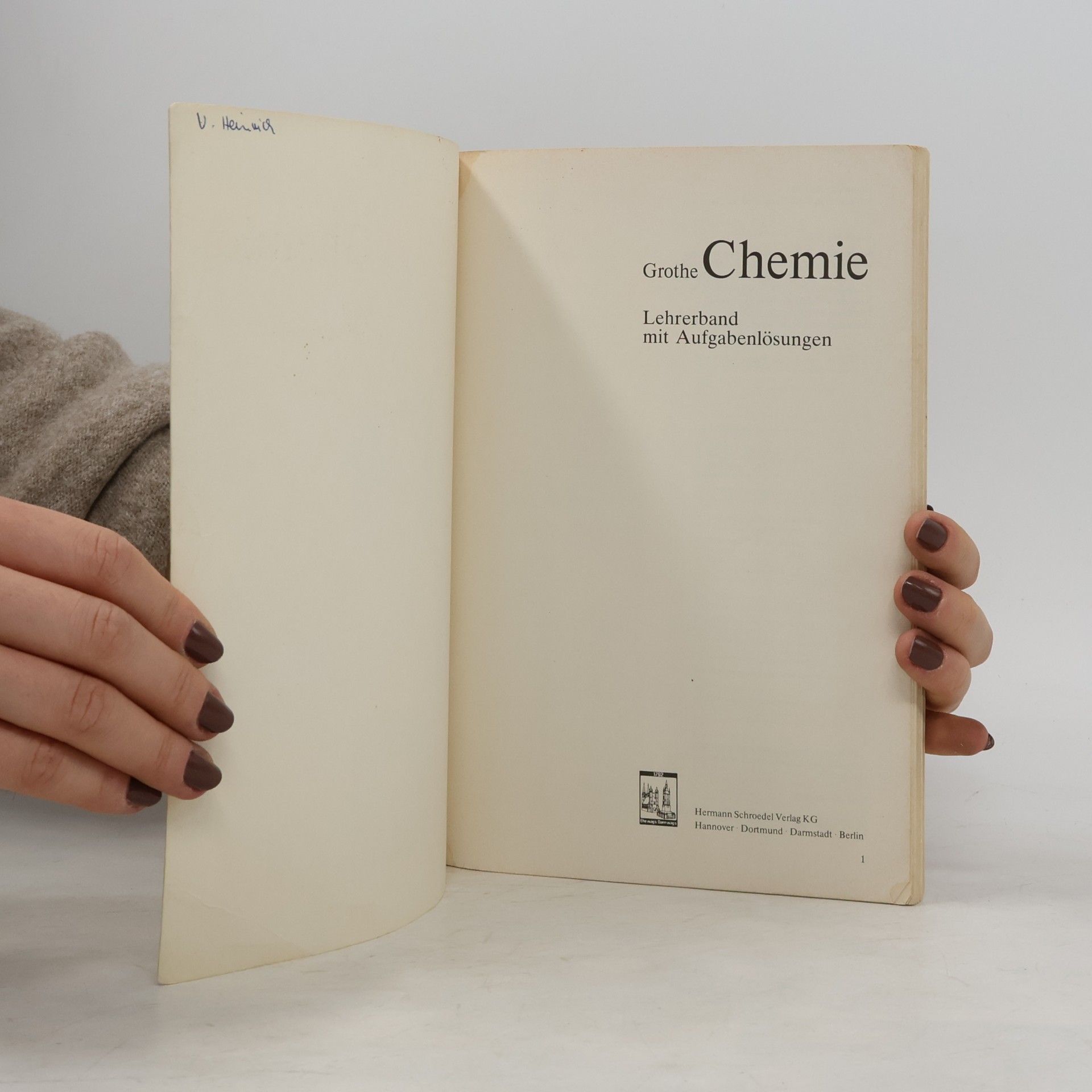 Karl Heinz Grothe Chemie