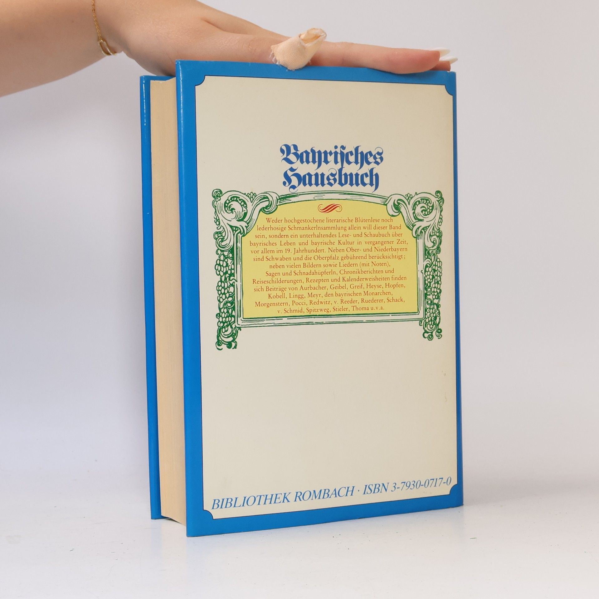 Diethard H. Klein Bayrisches Hausbuch