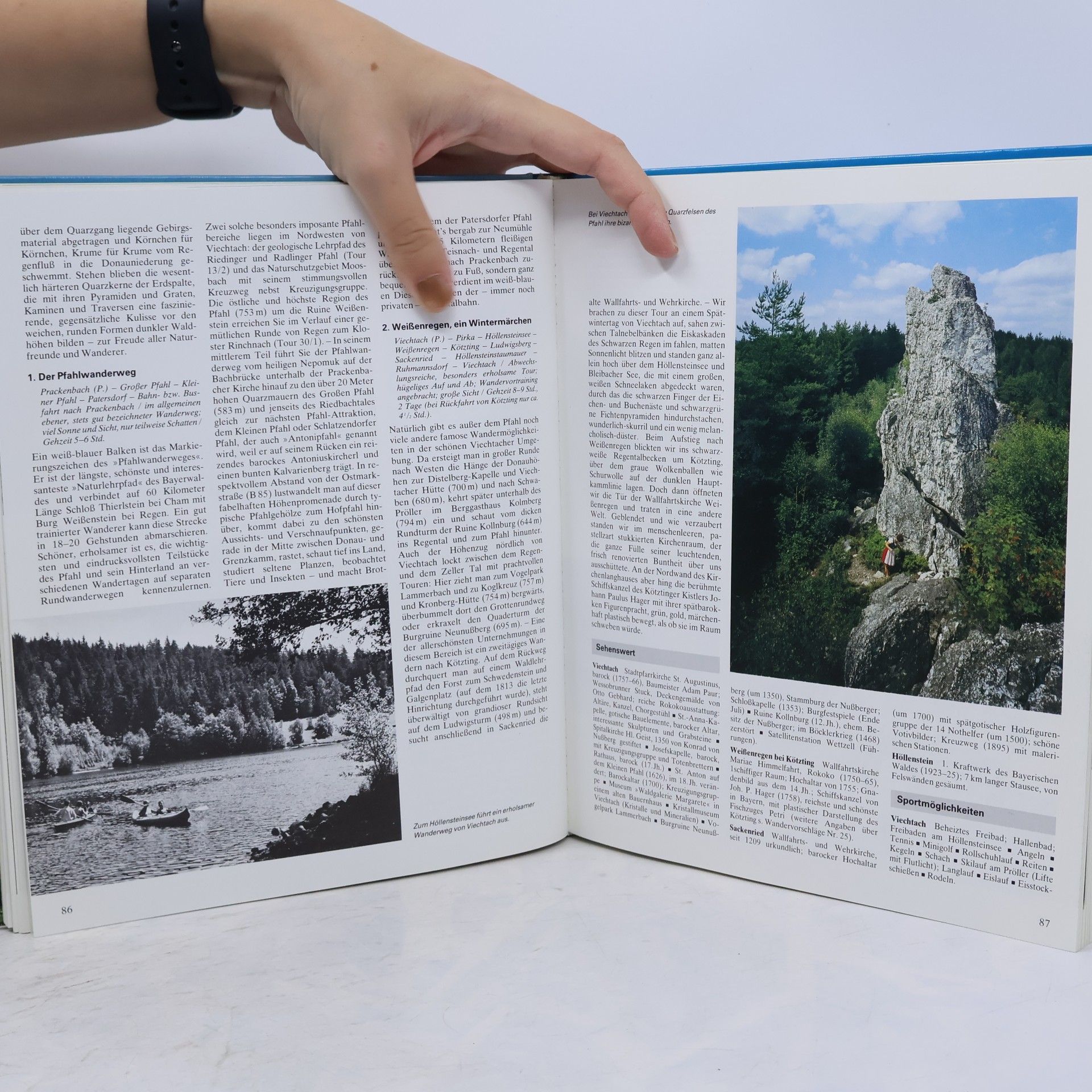 Konrad Fleischmann Wanderbuch Bayerischer Wald, Oberpfälzer Wald