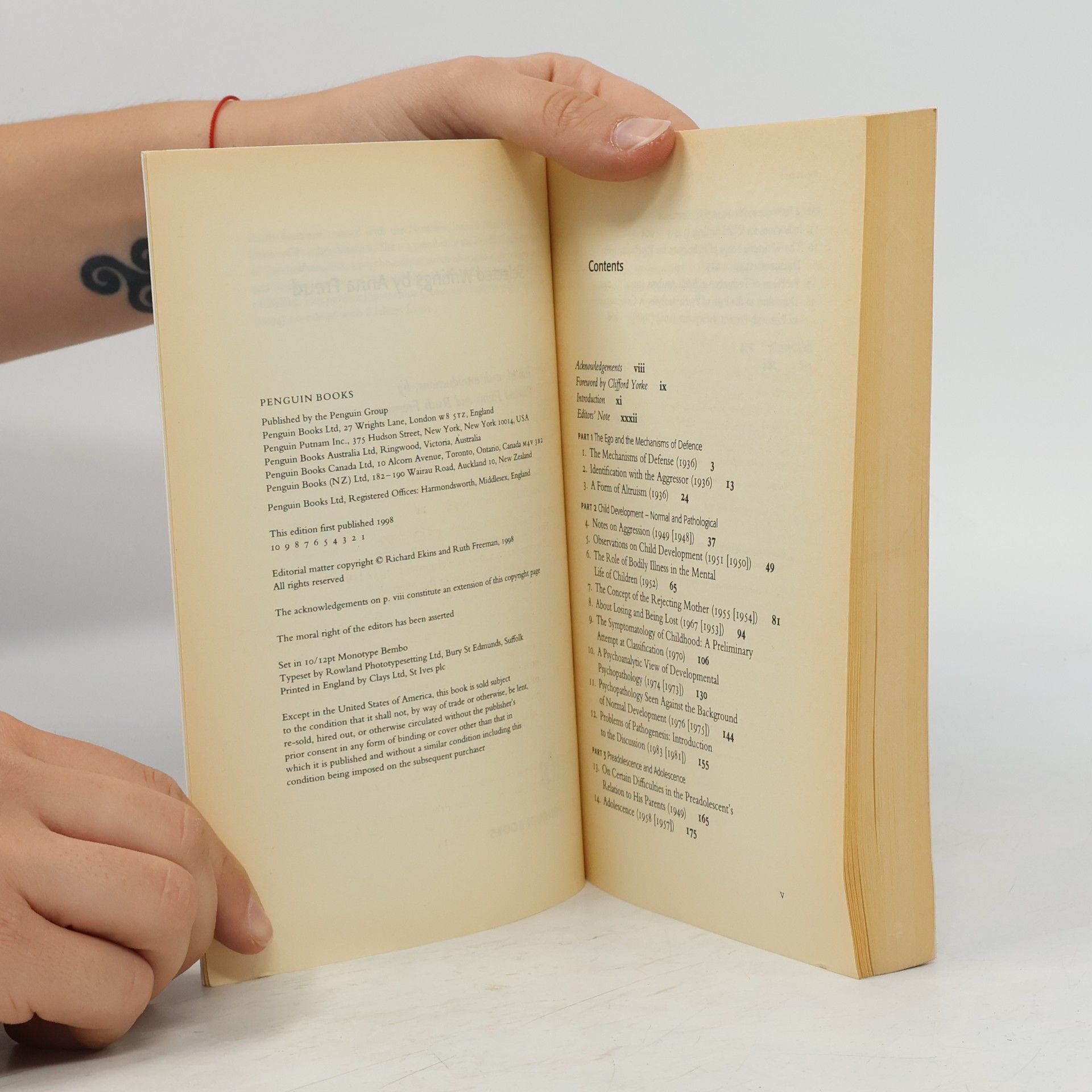 Anna Freud Selected Writings