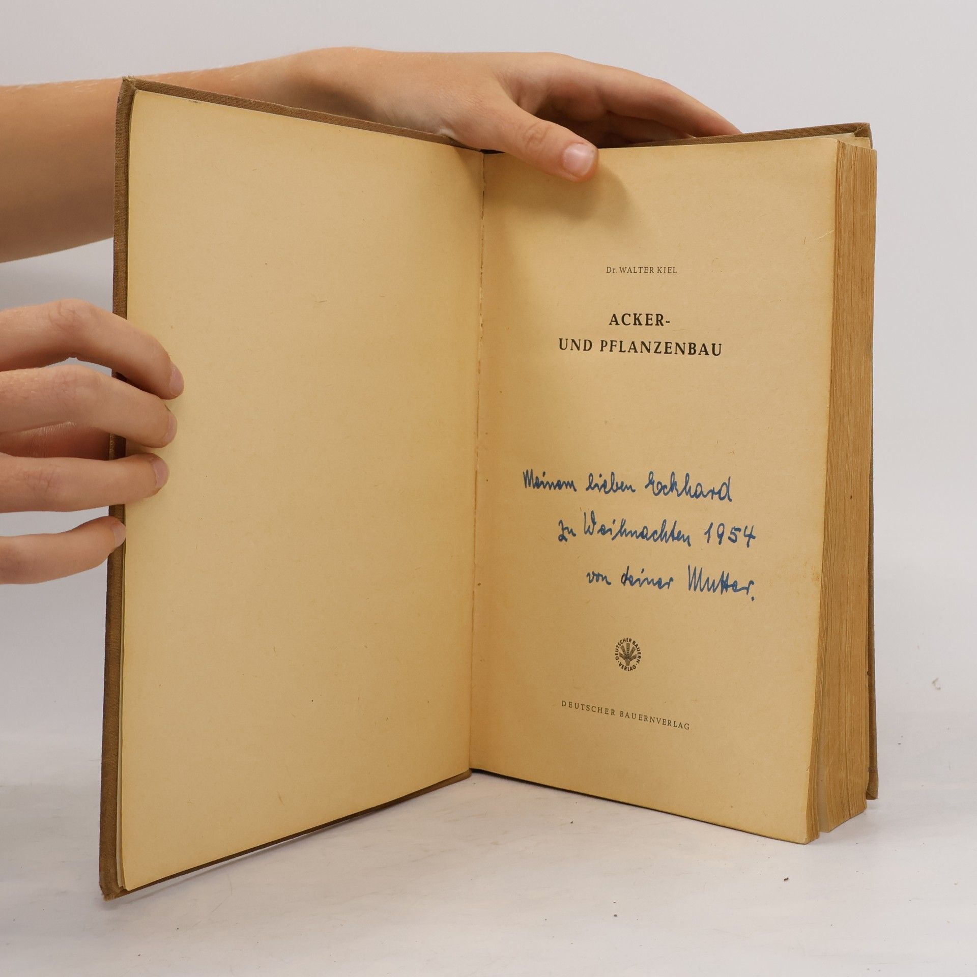 Walter Kiel Acker und Pflanzenbau