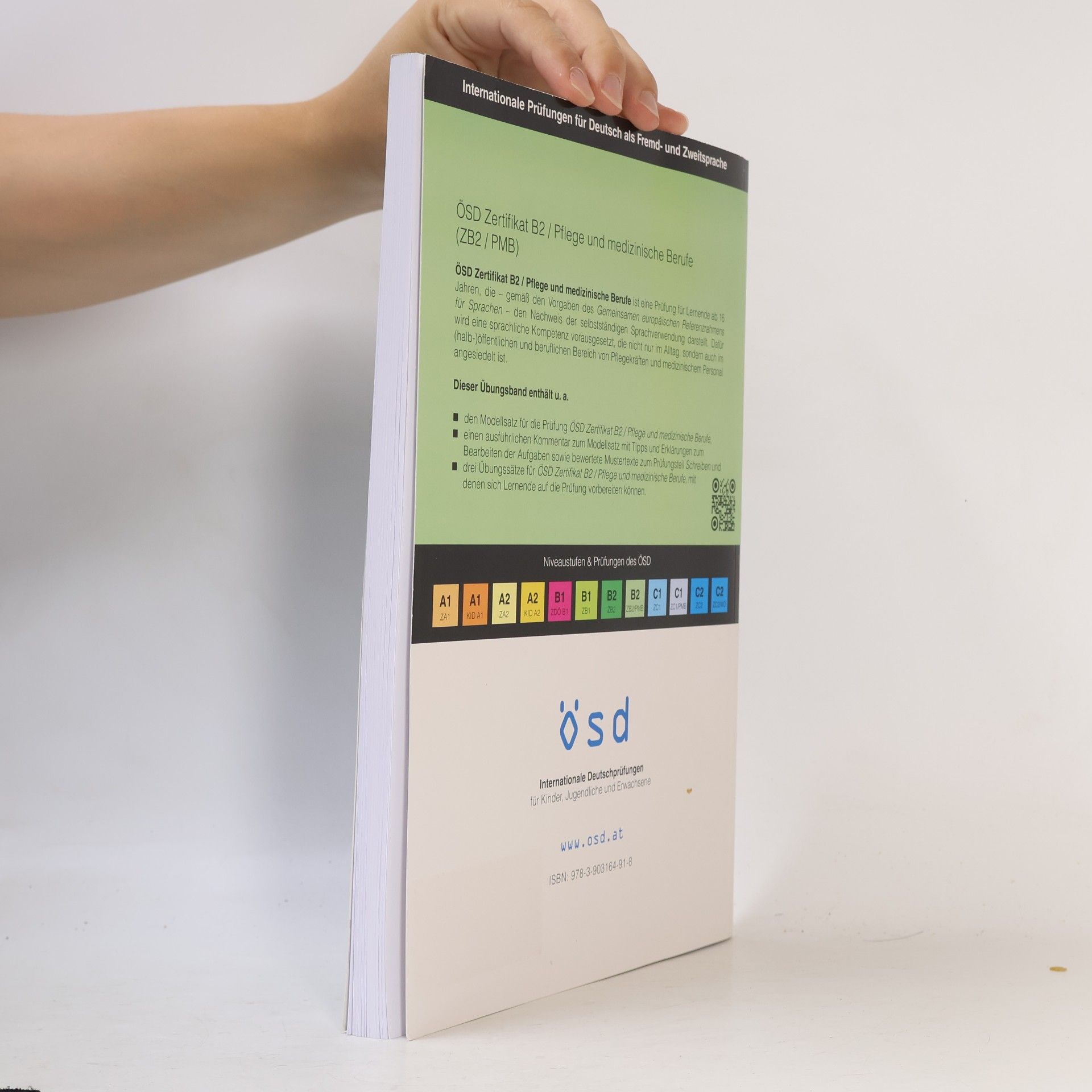 Verein ÖSD ÖSD ZB2/PMB Übungsmaterialien Band 1: ÖSD Zertifikat B2 Pflege und medizinische Berufe