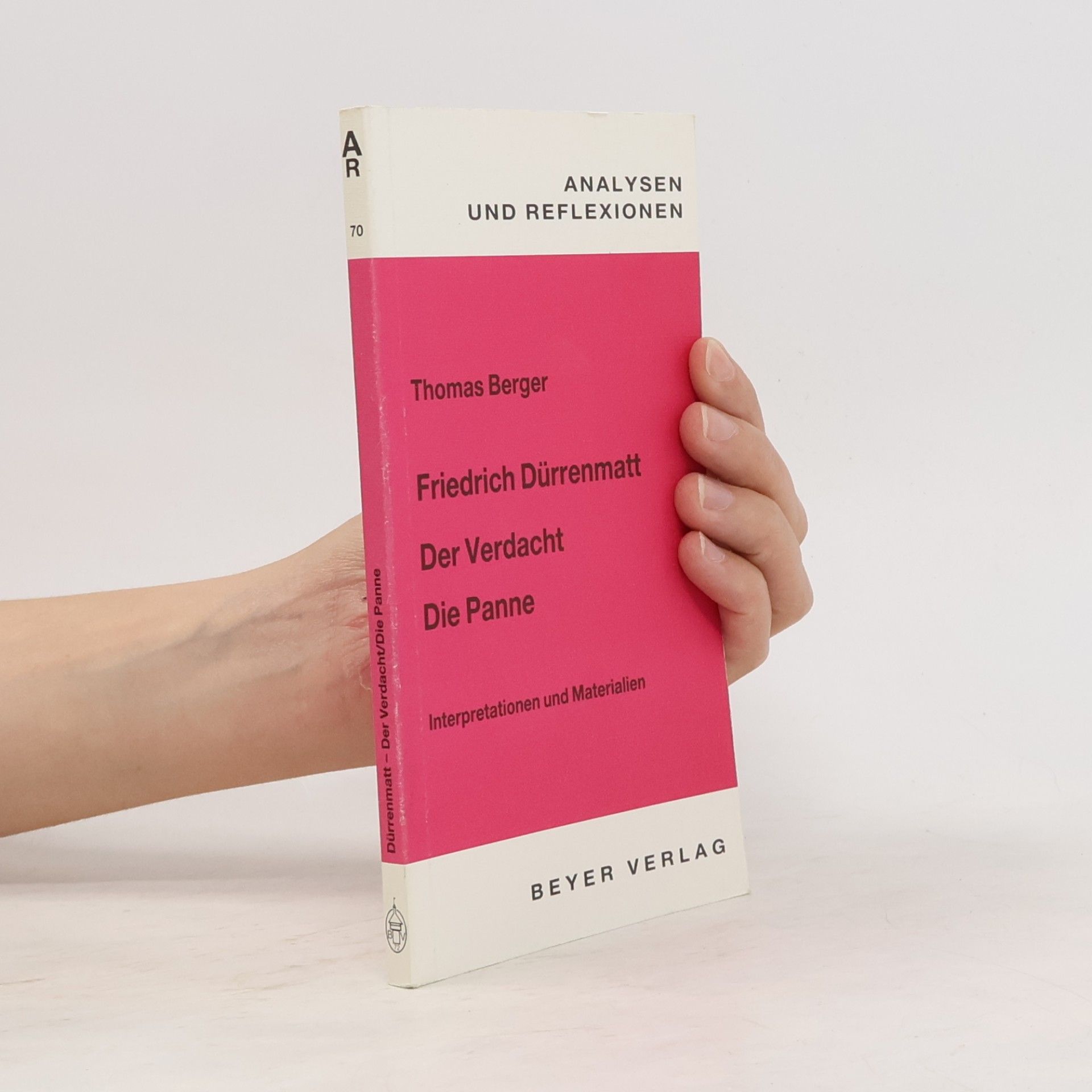 Peter Pfützner Friedrich Dürrenmatt, Der Verdacht, Die Panne