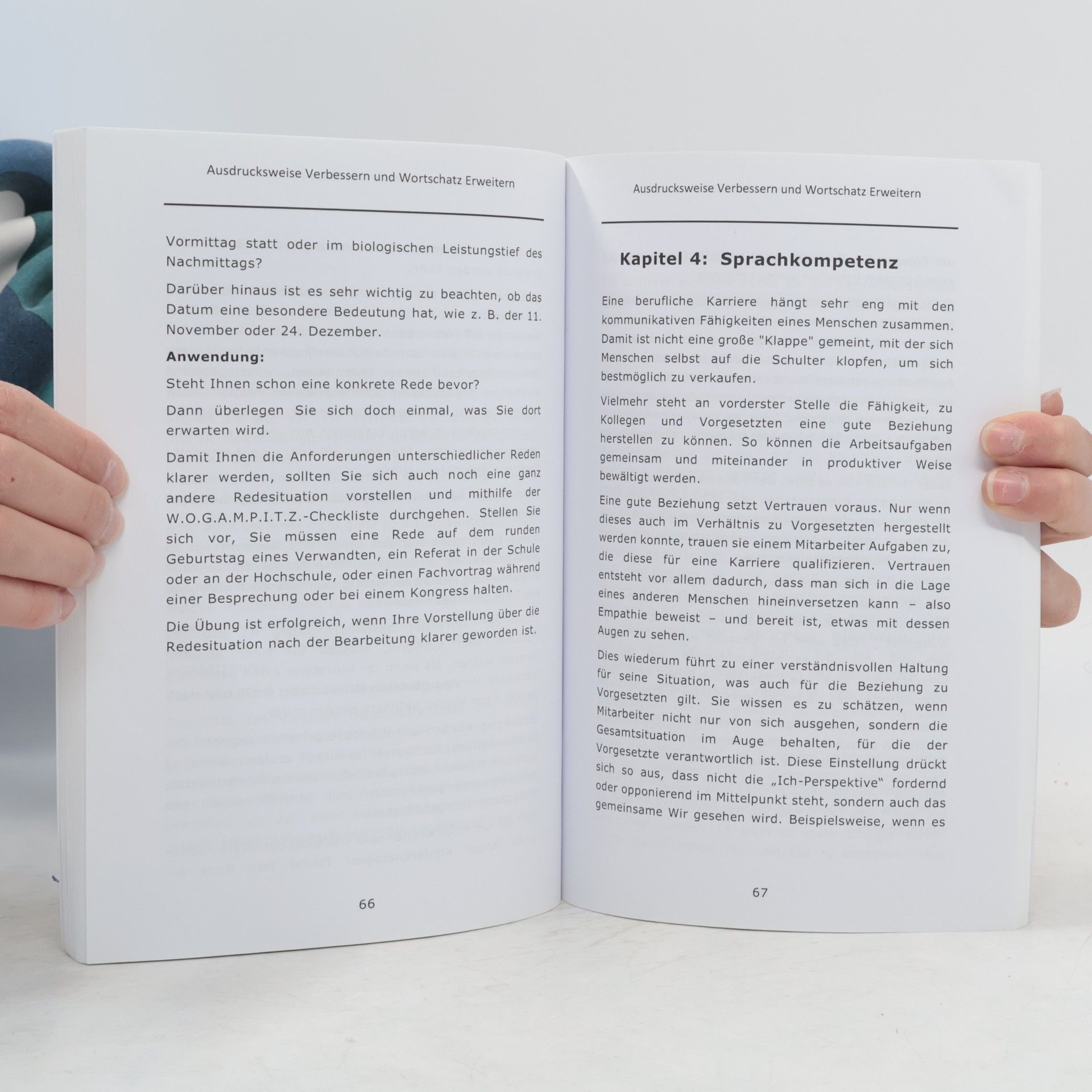 Joshua Schneider Ausdrucksweise verbessern und Wortschatz erweitern