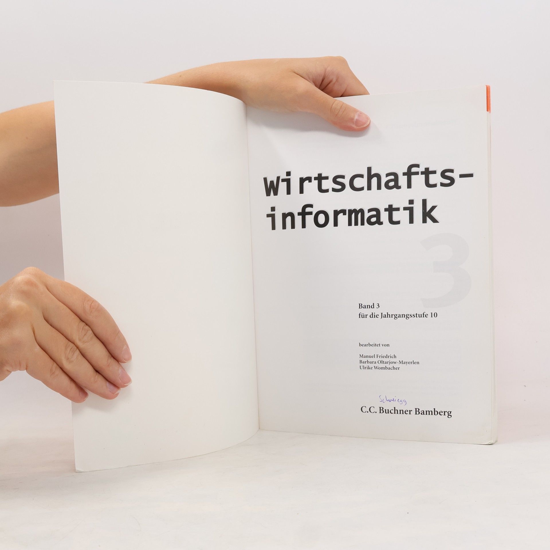 Manuel Friedrich 10. Jahrgangsstufe, Schülerband