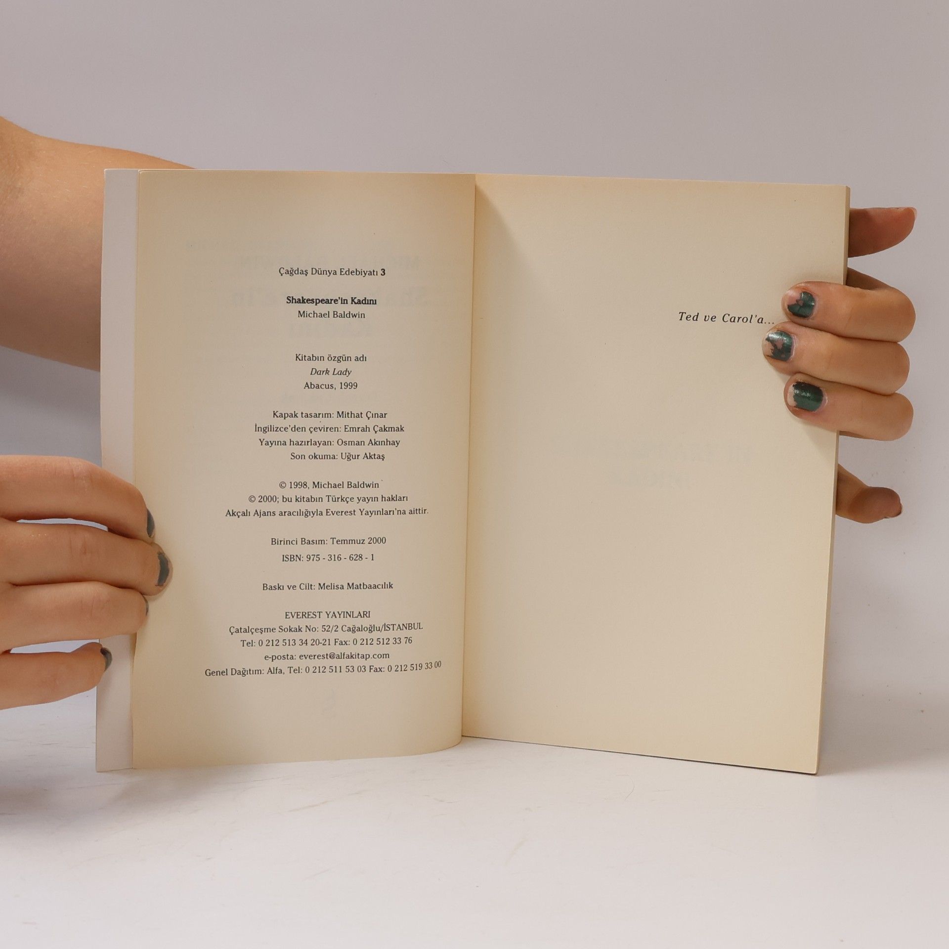 Michael Baldwin Shakespeare'in Kadını