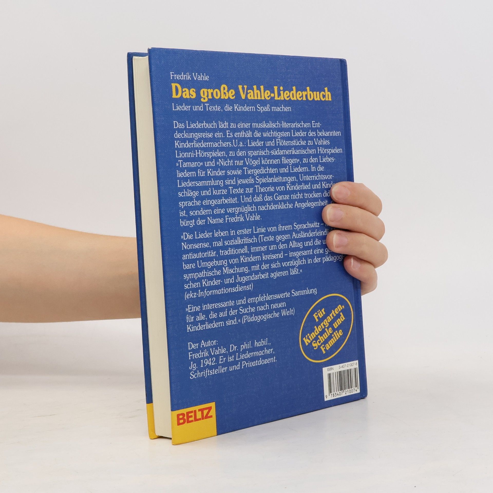 Fredrik Vahle Das grosse Vahle-Liederbuch