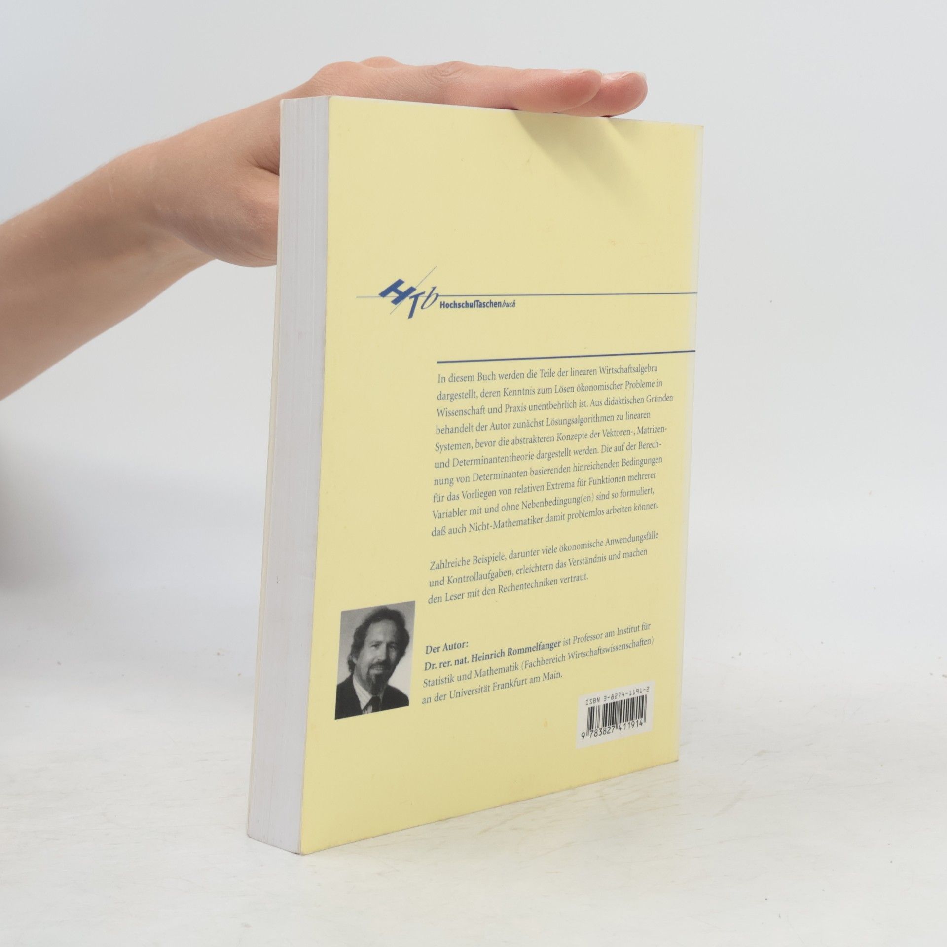 Heinrich Rommelfanger Mathematik für Wirtschaftswissenschaftler II - 5. Auflage