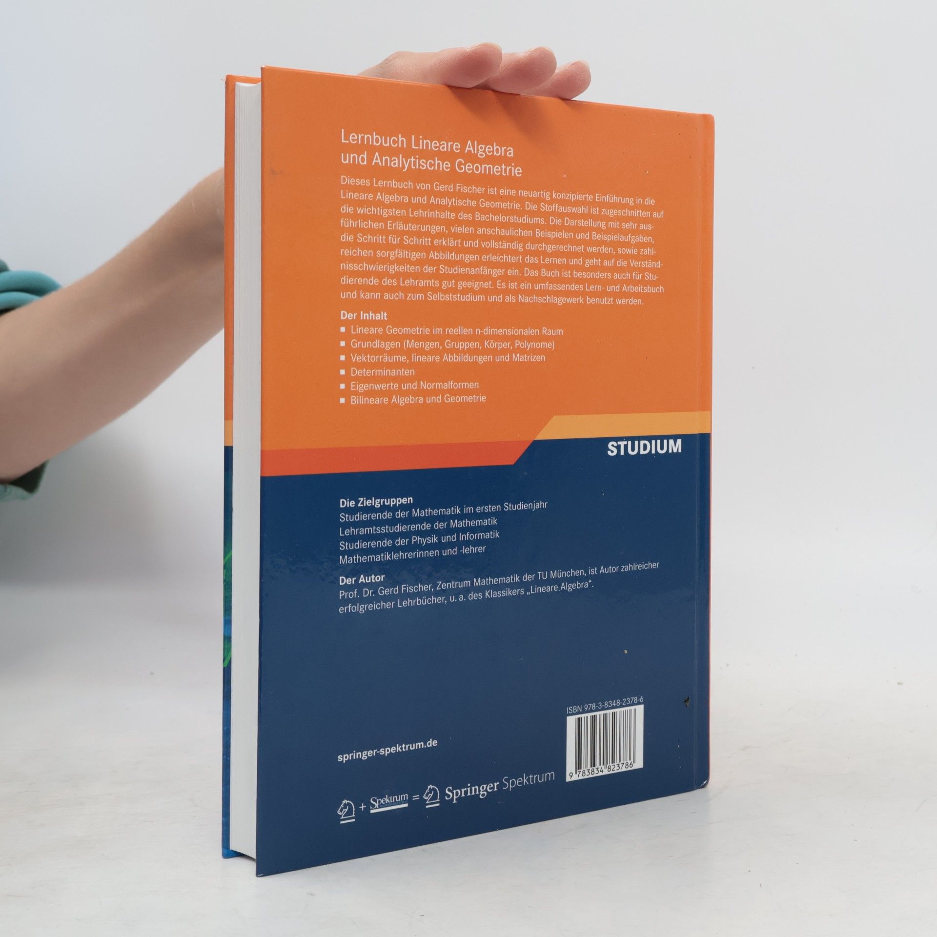 Gerd Fischer Lernbuch lineare Algebra und analytische Geometrie