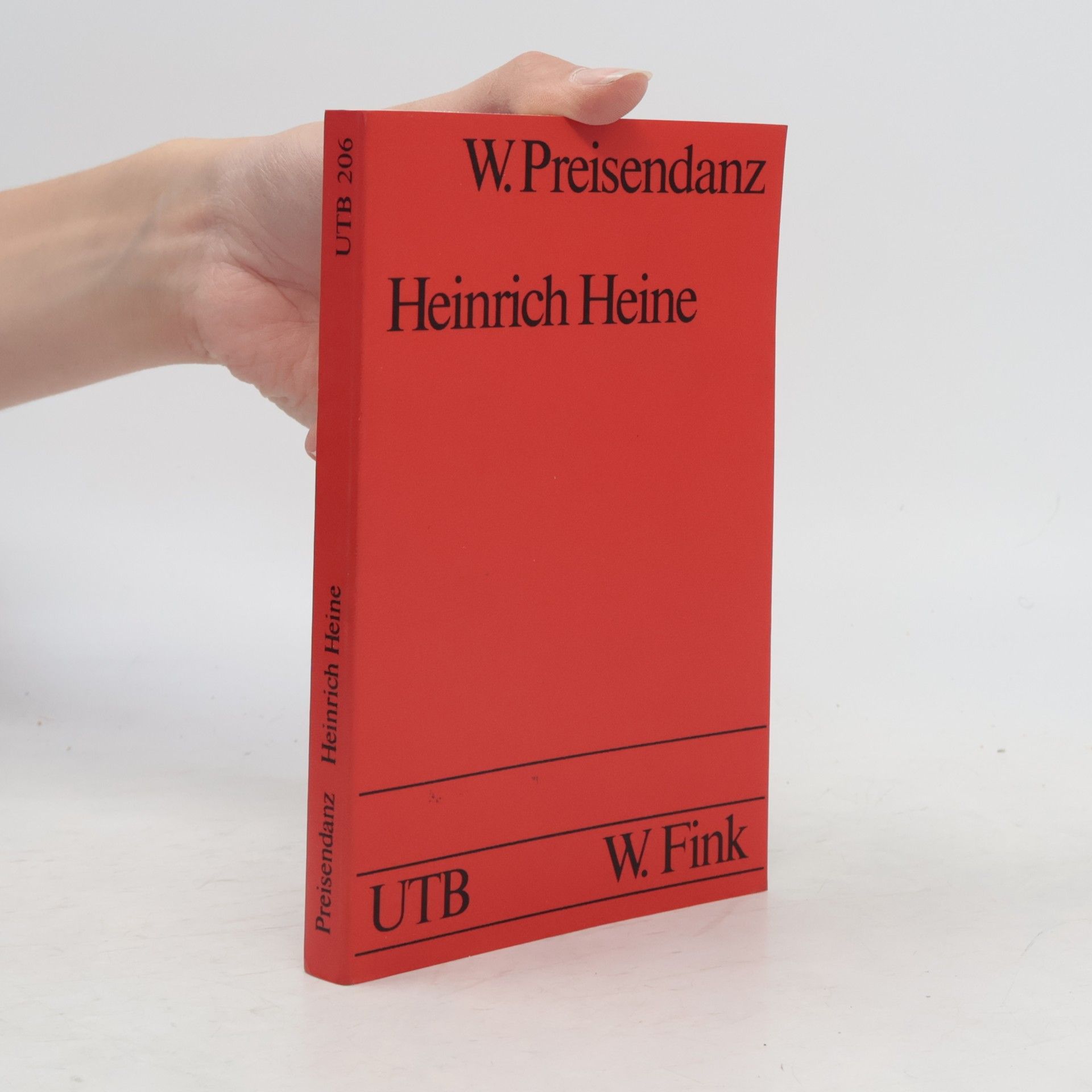 Wolfgang Preisendanz Heinrich Heine