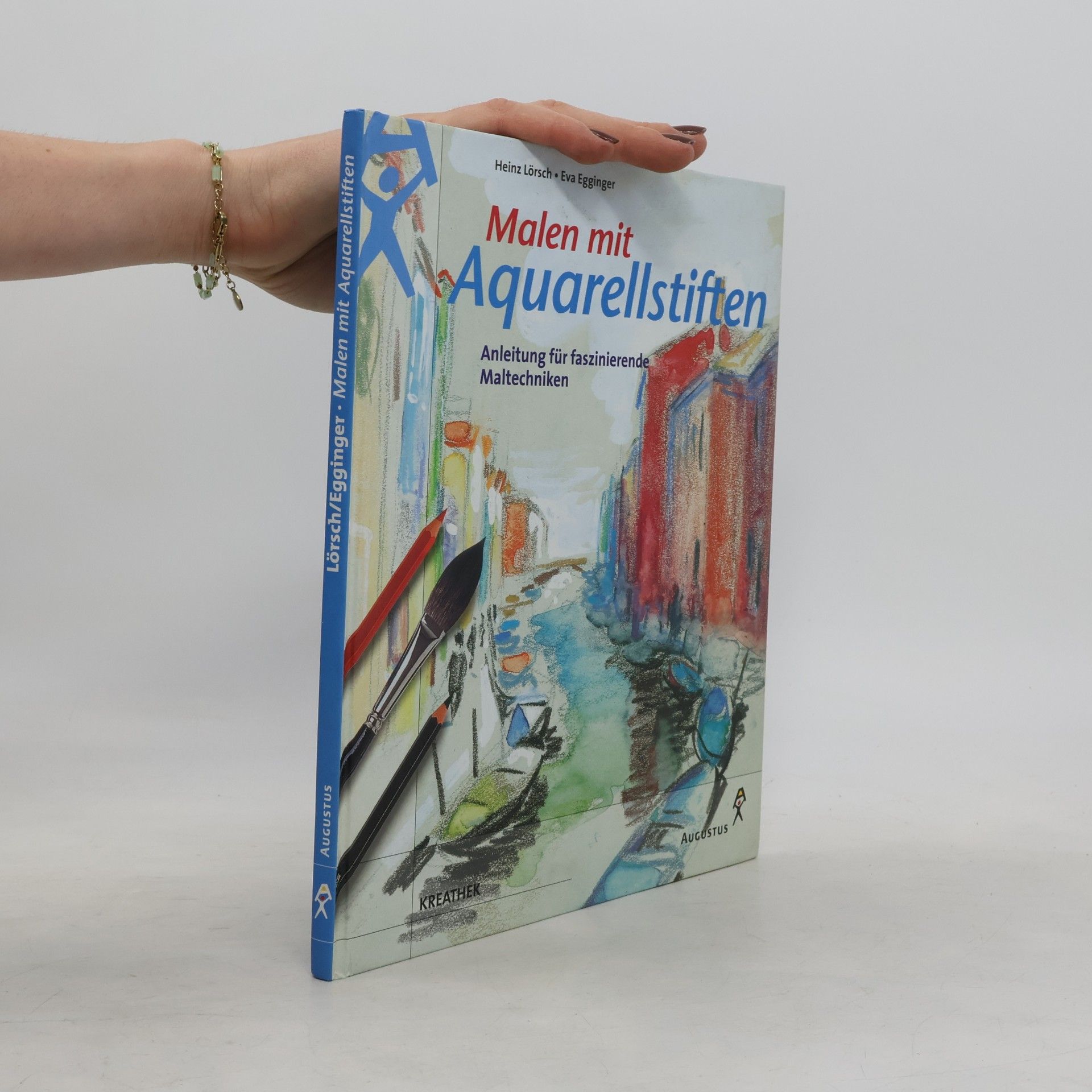 Eva Egginger Malen mit Aquarellstiften