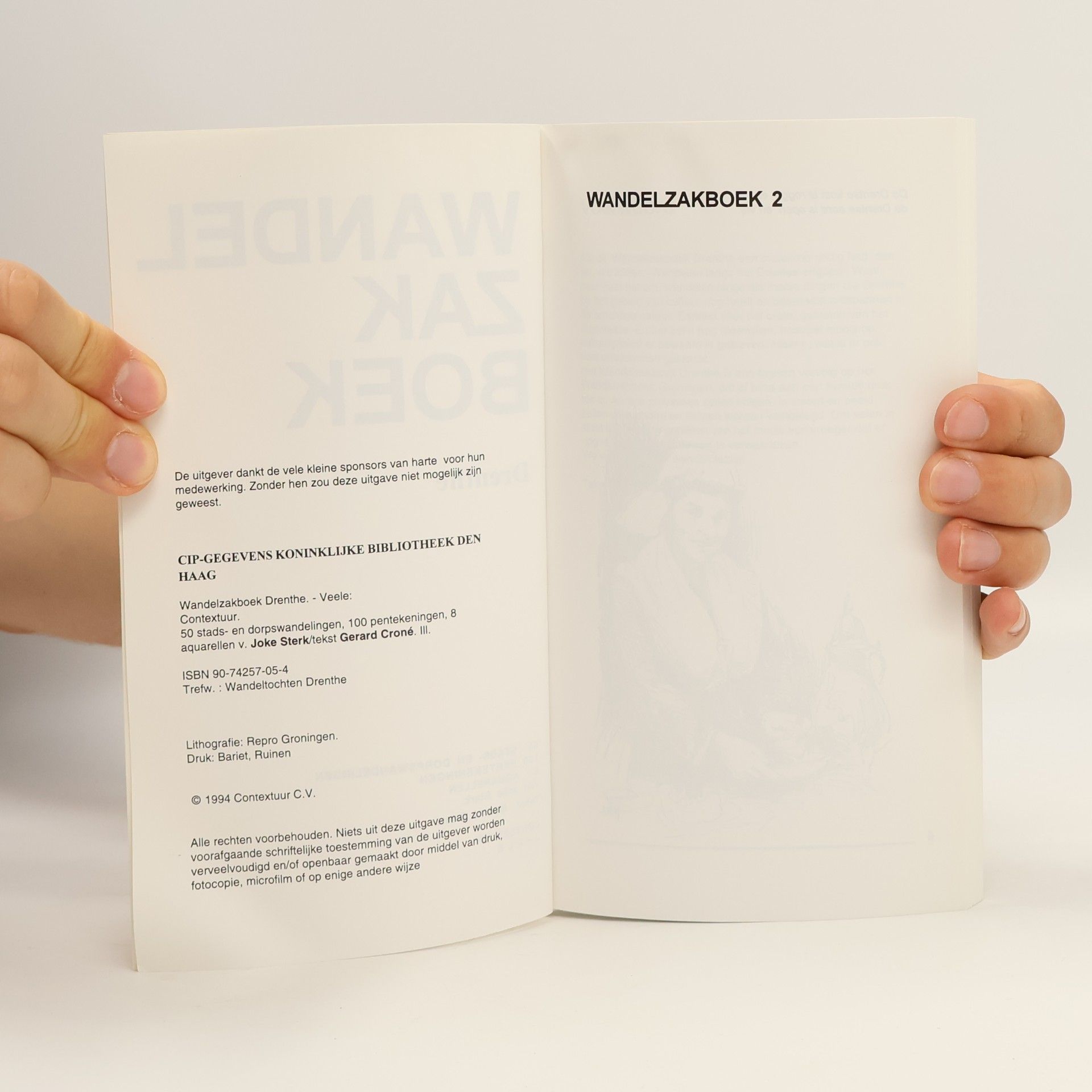 Joke Sterk Wandelzakboek Drenthe 2
