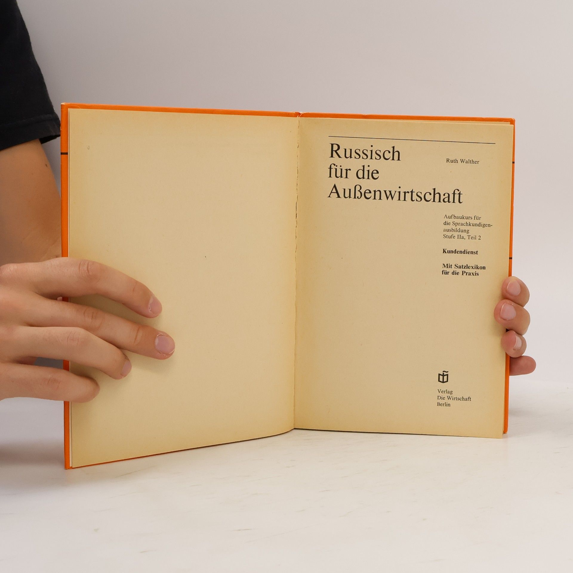 Ruth Walther Russisch für die Aussenwirtschaft