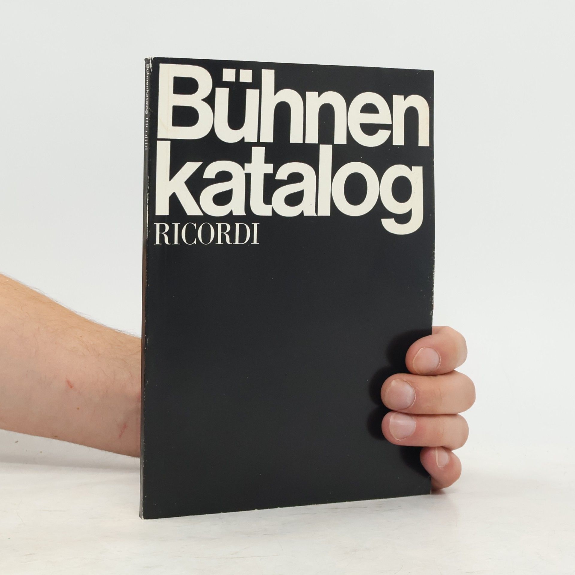 Autorenkollektiv Bühnen Katalog. Ricordi