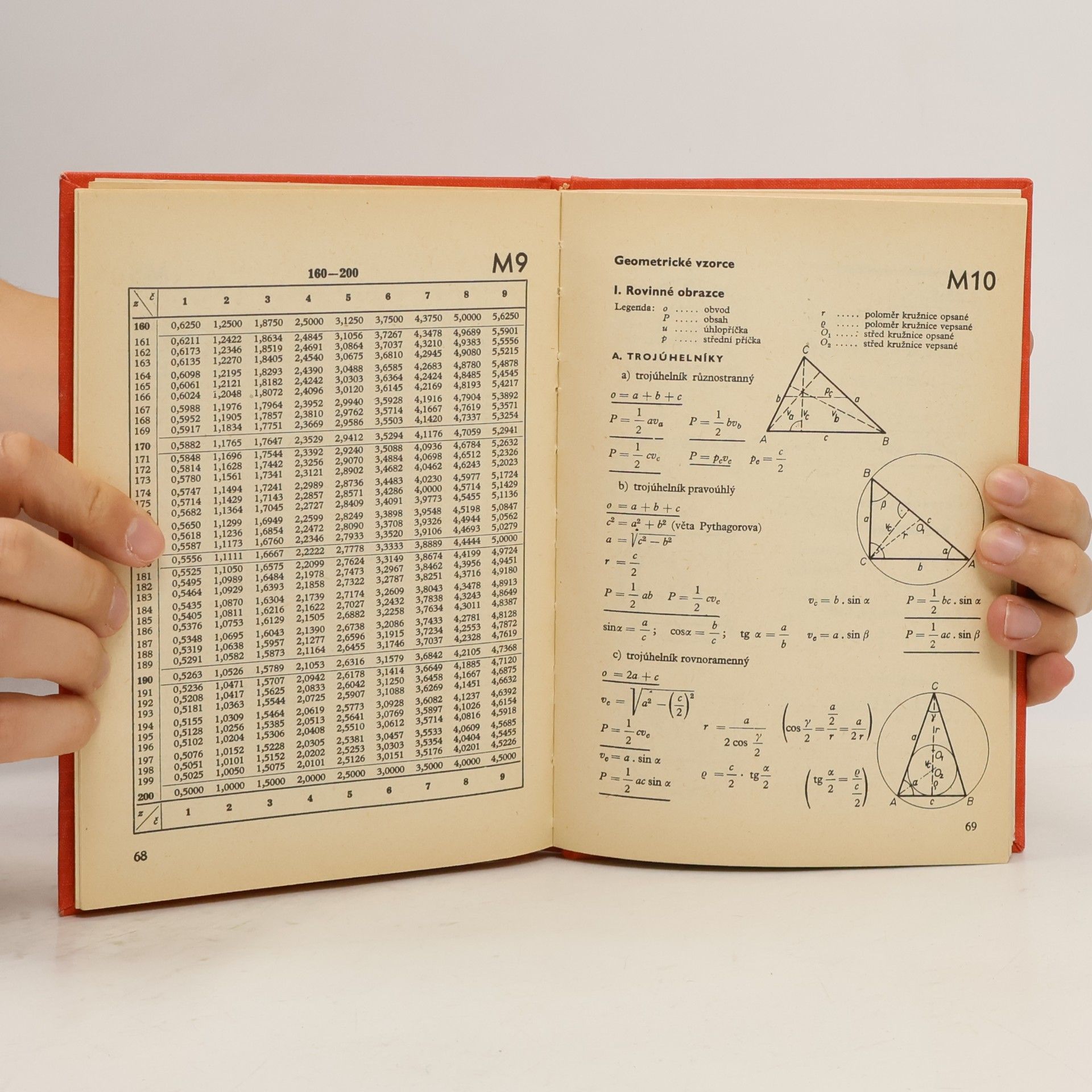František Běloun Matematické fyzikální a chemické tabulky pro 7. až 9. ročník