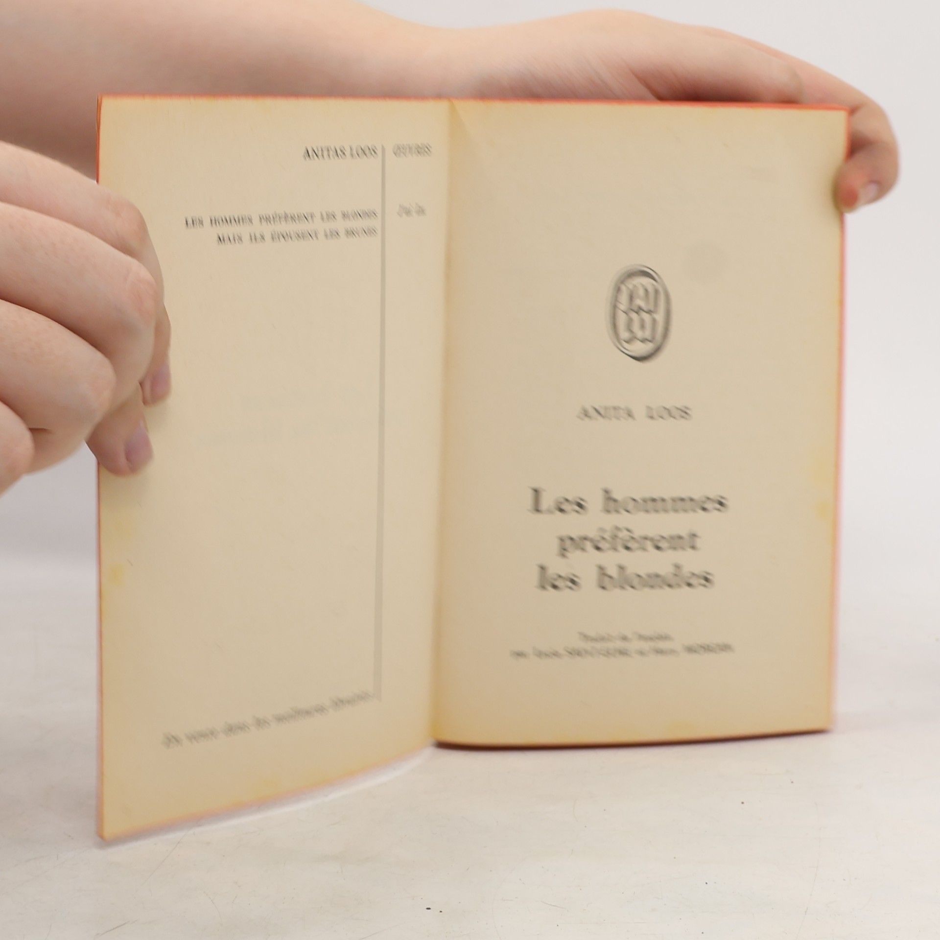 Anita Loos Les hommes préfèrent les blondes