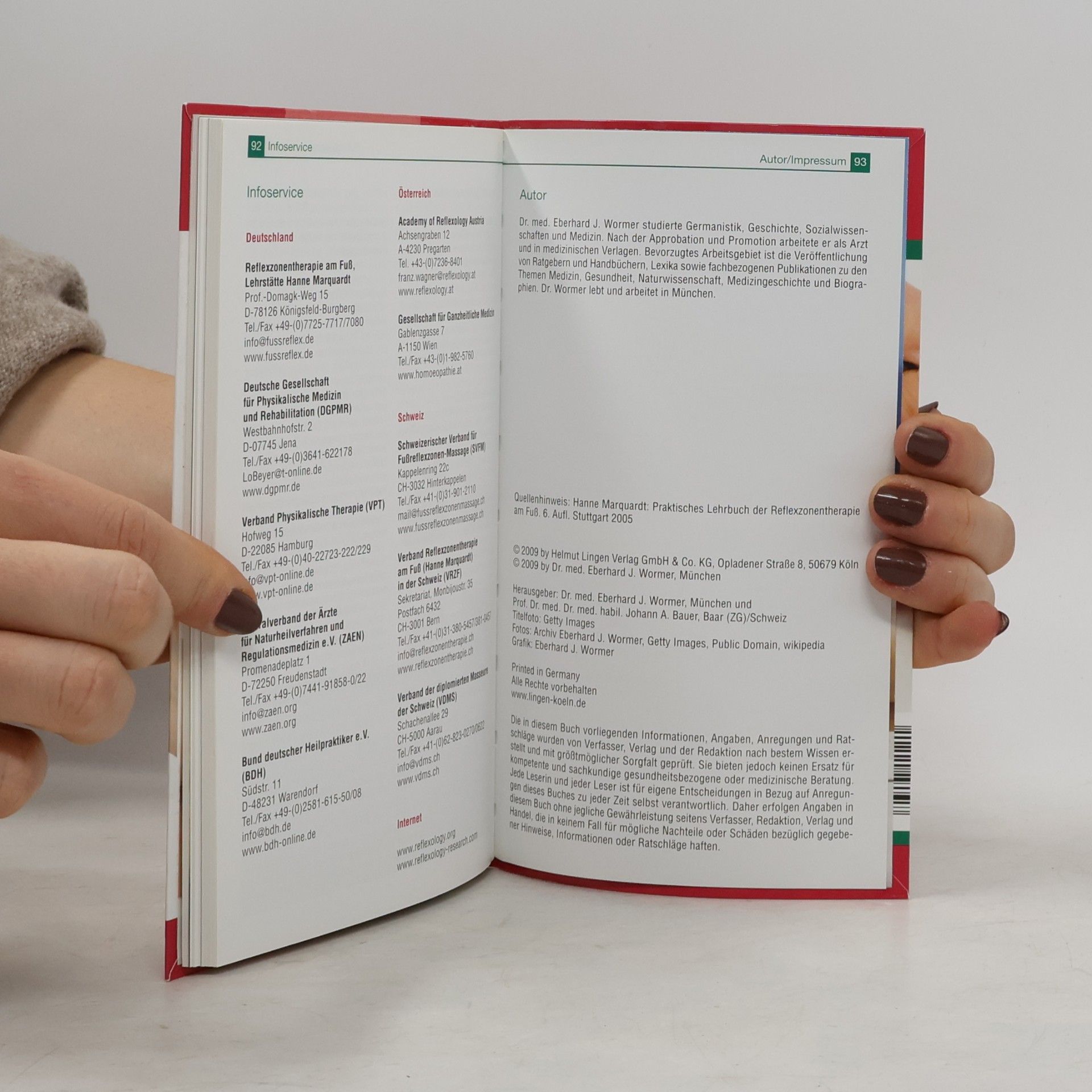 Autorenkollektiv Reflexzonen. Heilmassage für die Füße