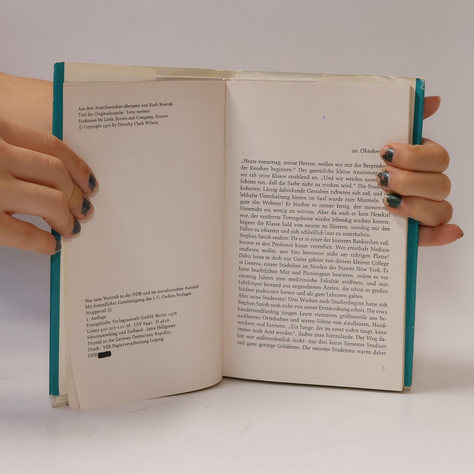 Dorothy C. Wilson Und das als Frau