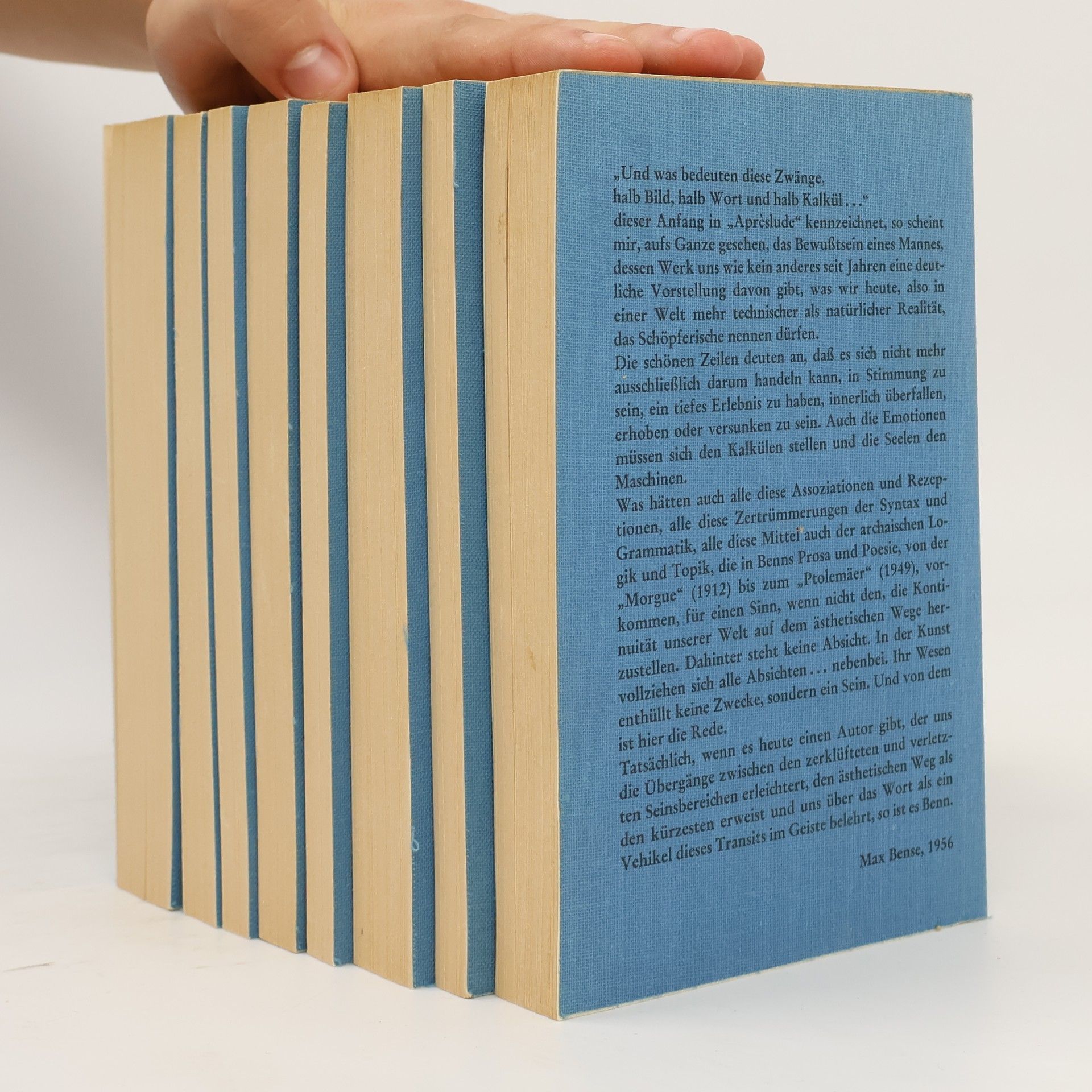 Gottfried Benn Gesammelte Werke 1-8