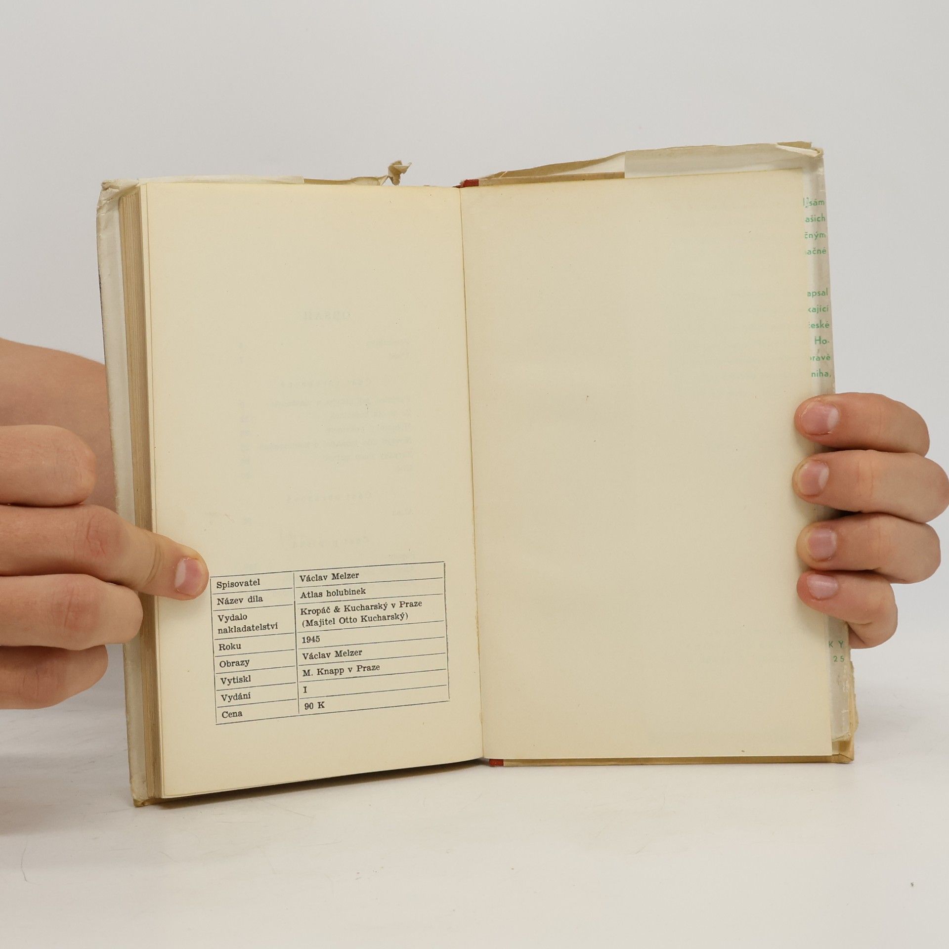 Václav Melzer Atlas holubinek