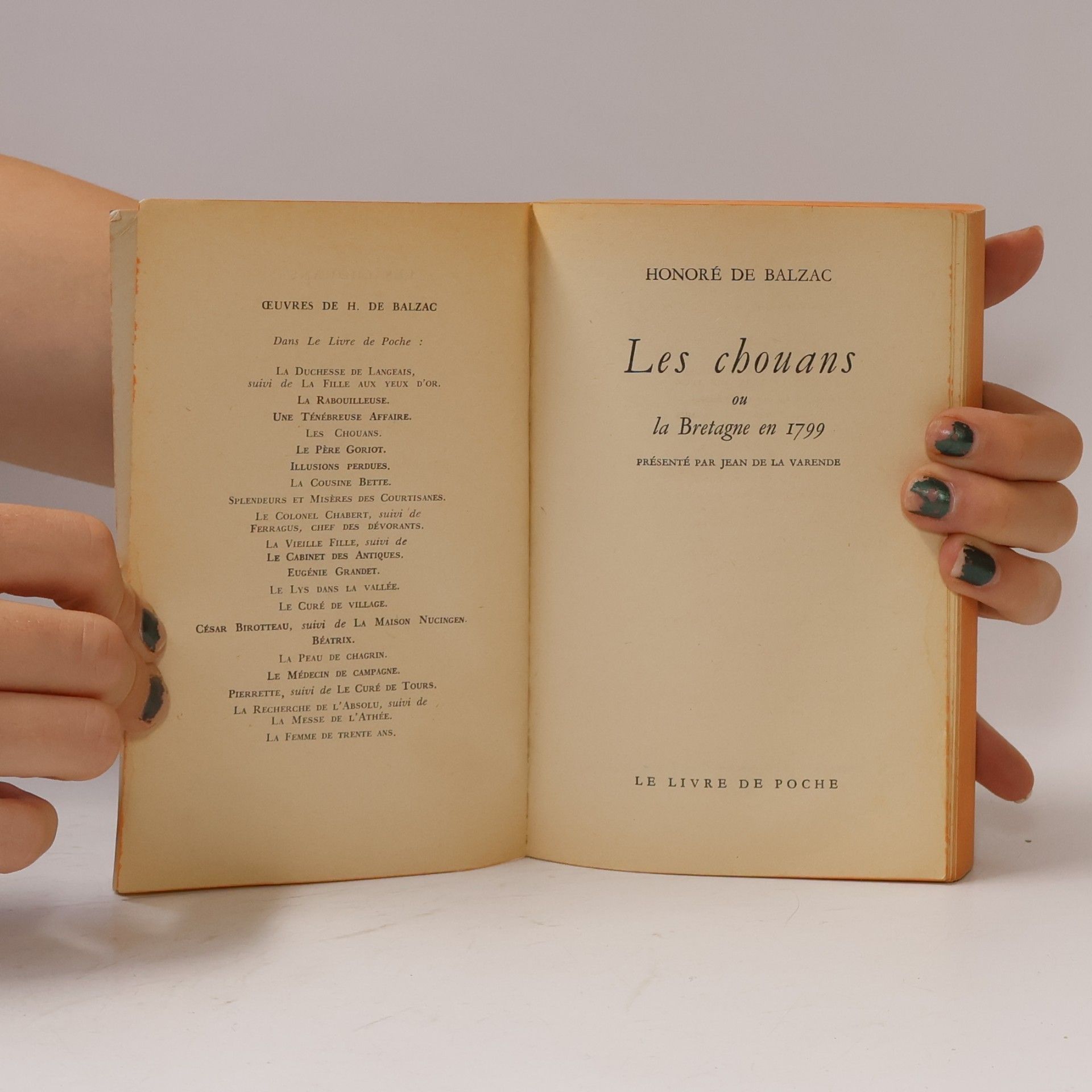 Honoré de Balzac Les chouans ou la Bretagne en 1799