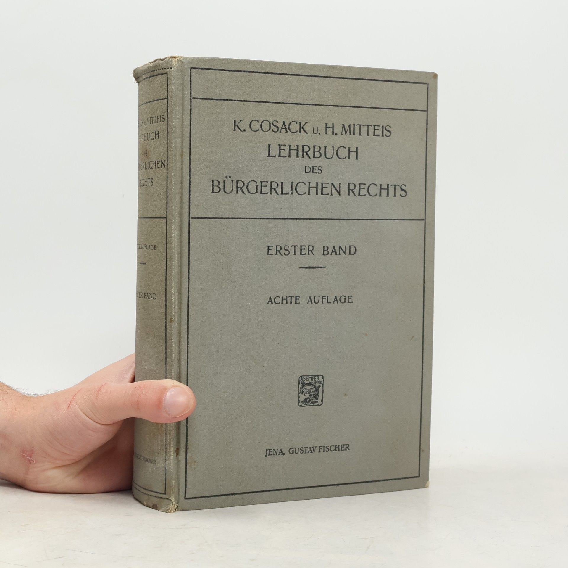 Konrad Cosack Lehrbuch des Bürgerlichen Rechts