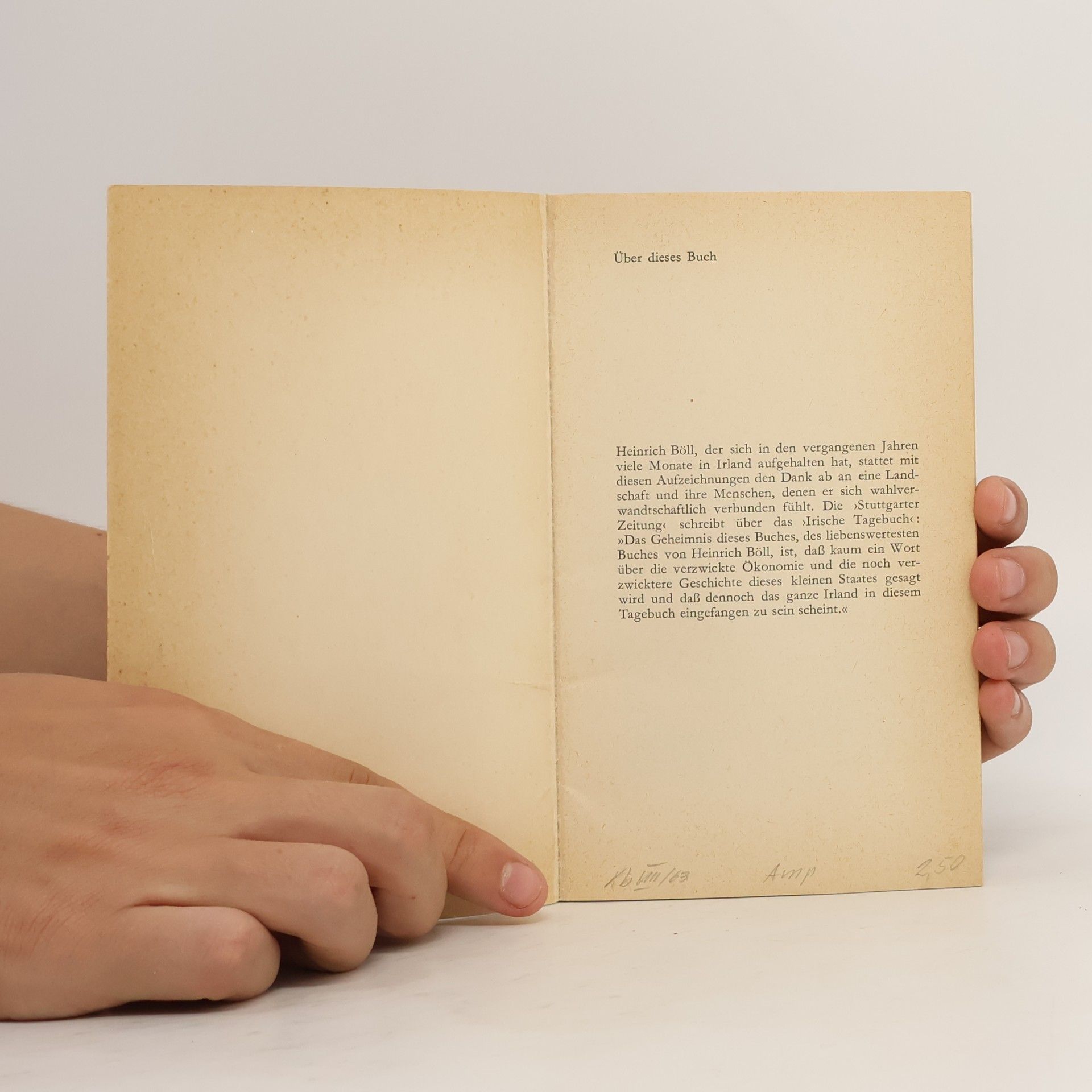 Heinrich Böll Irisches Tagebuch