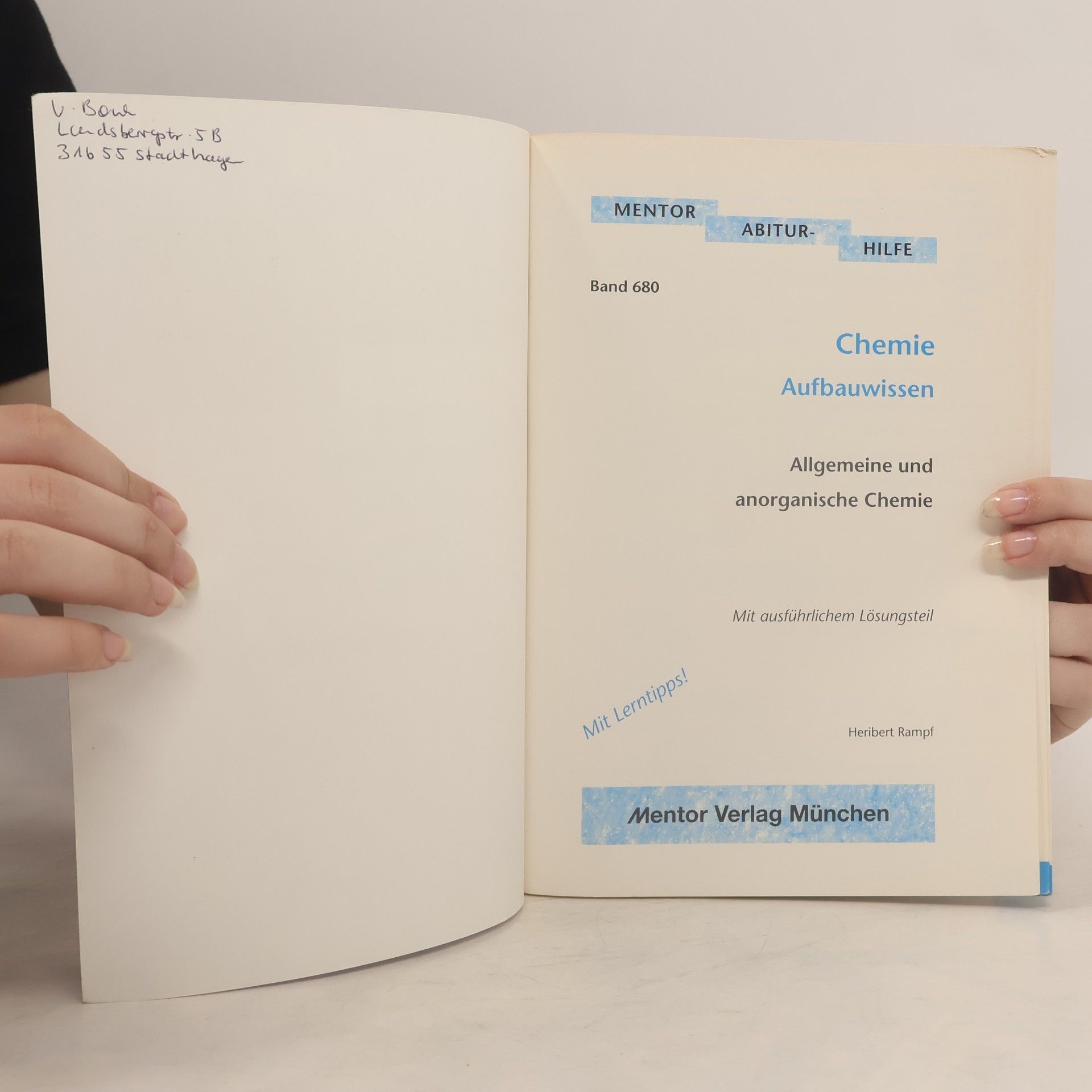 Autorenkollektiv Allgemeine und anorganische Chemie
