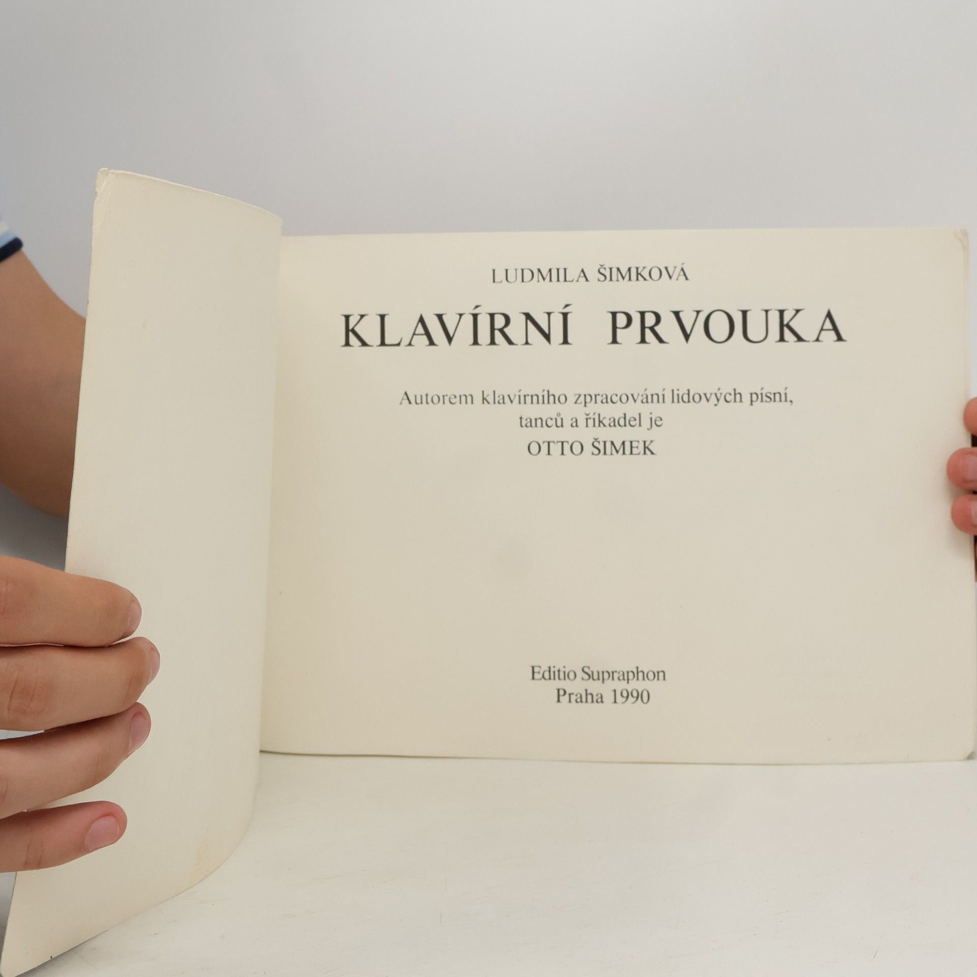 Ludmila Šimková Klavírní prvouka