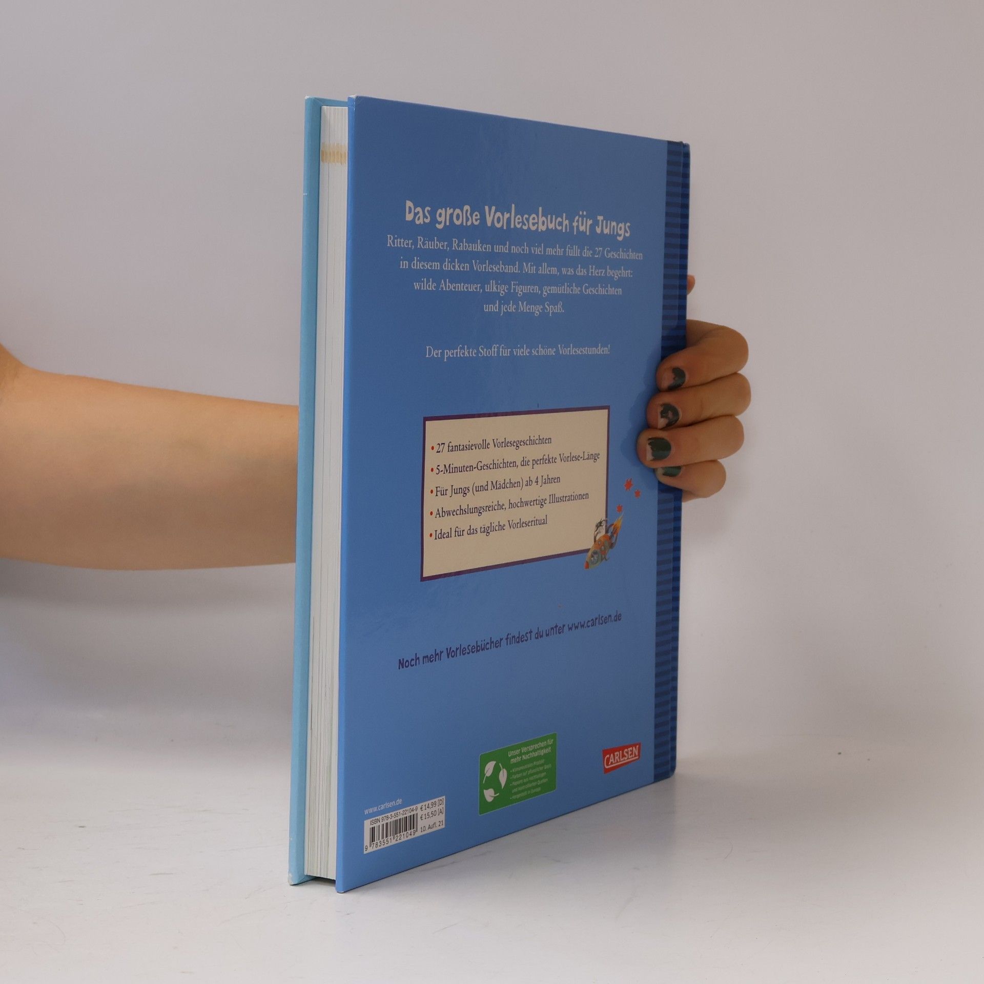 Autores varios Das große Vorlesebuch für Jungs