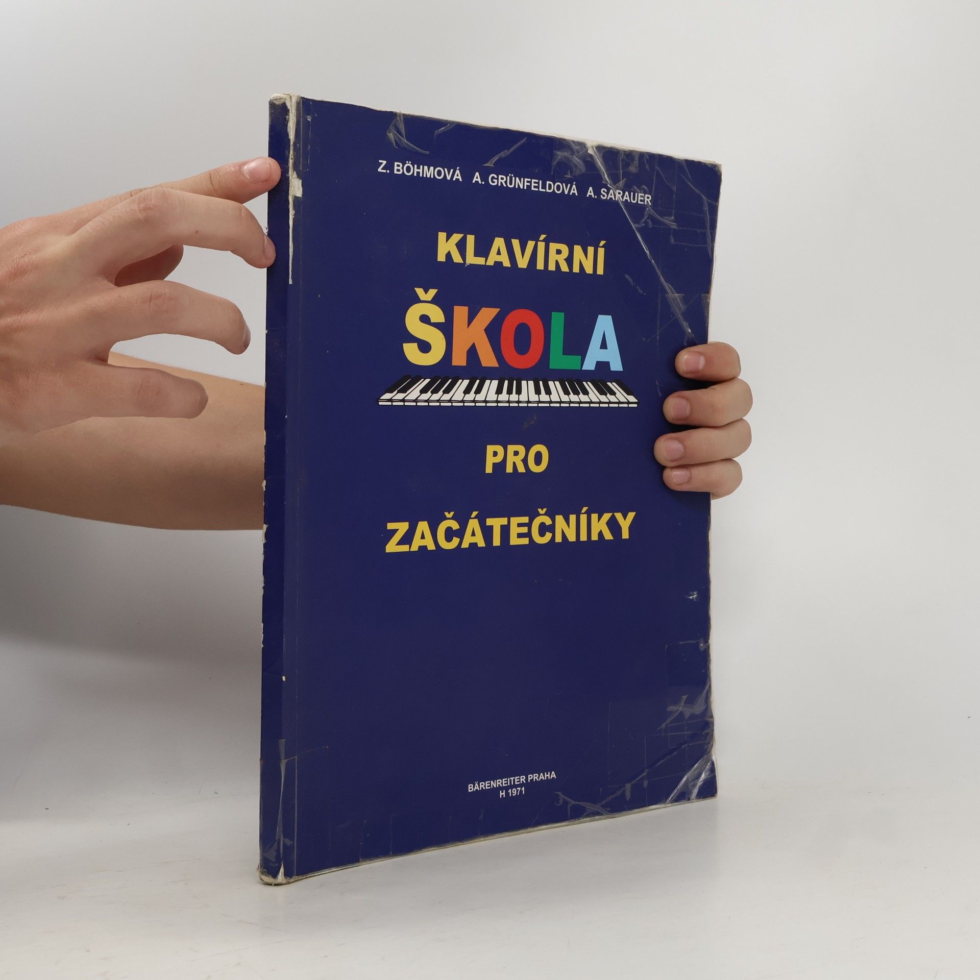 Zdeňka Bohmová Klavírní škola pro začátečníky