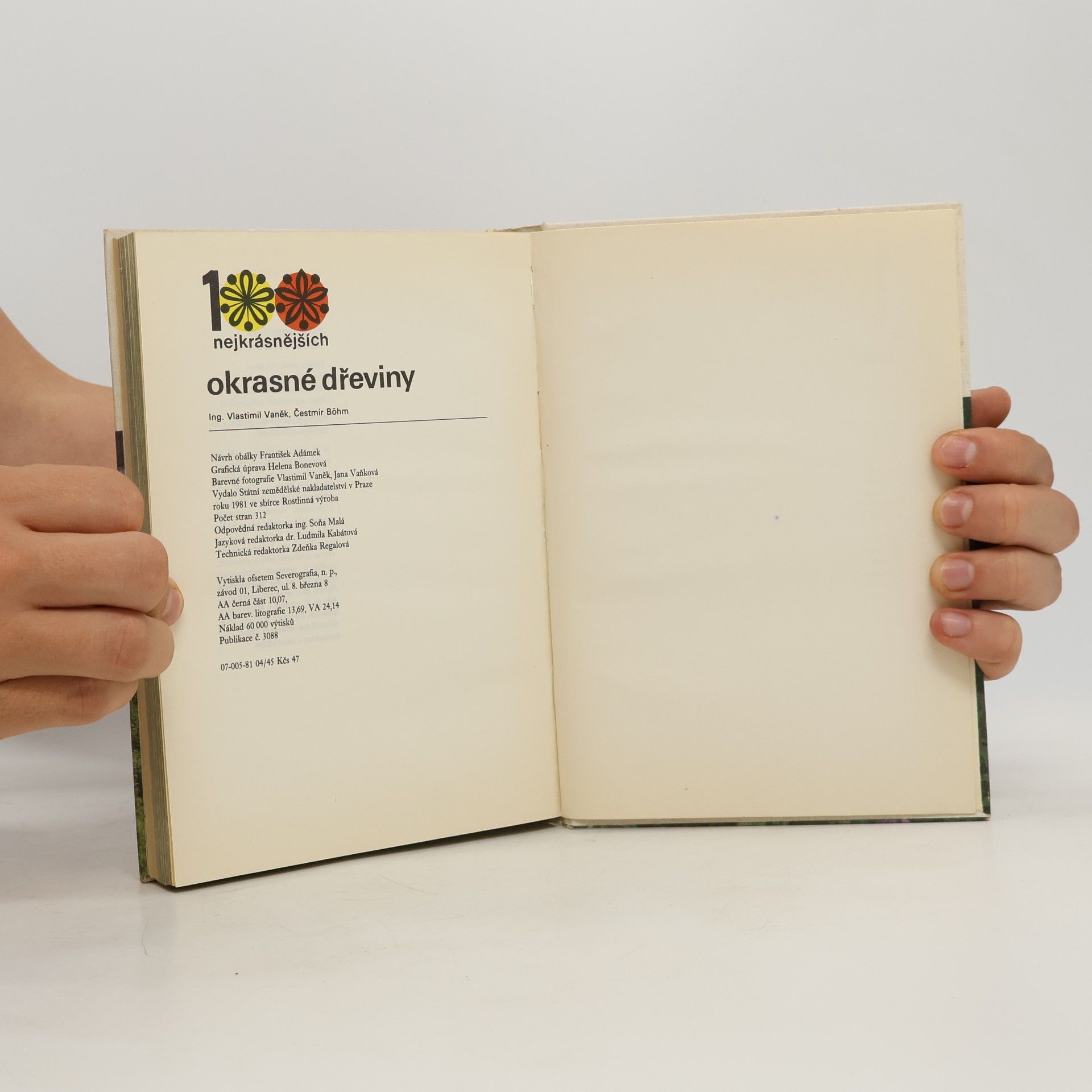 Cestmír Böhm 100 nejkrásnějších. Okrasné dřeviny