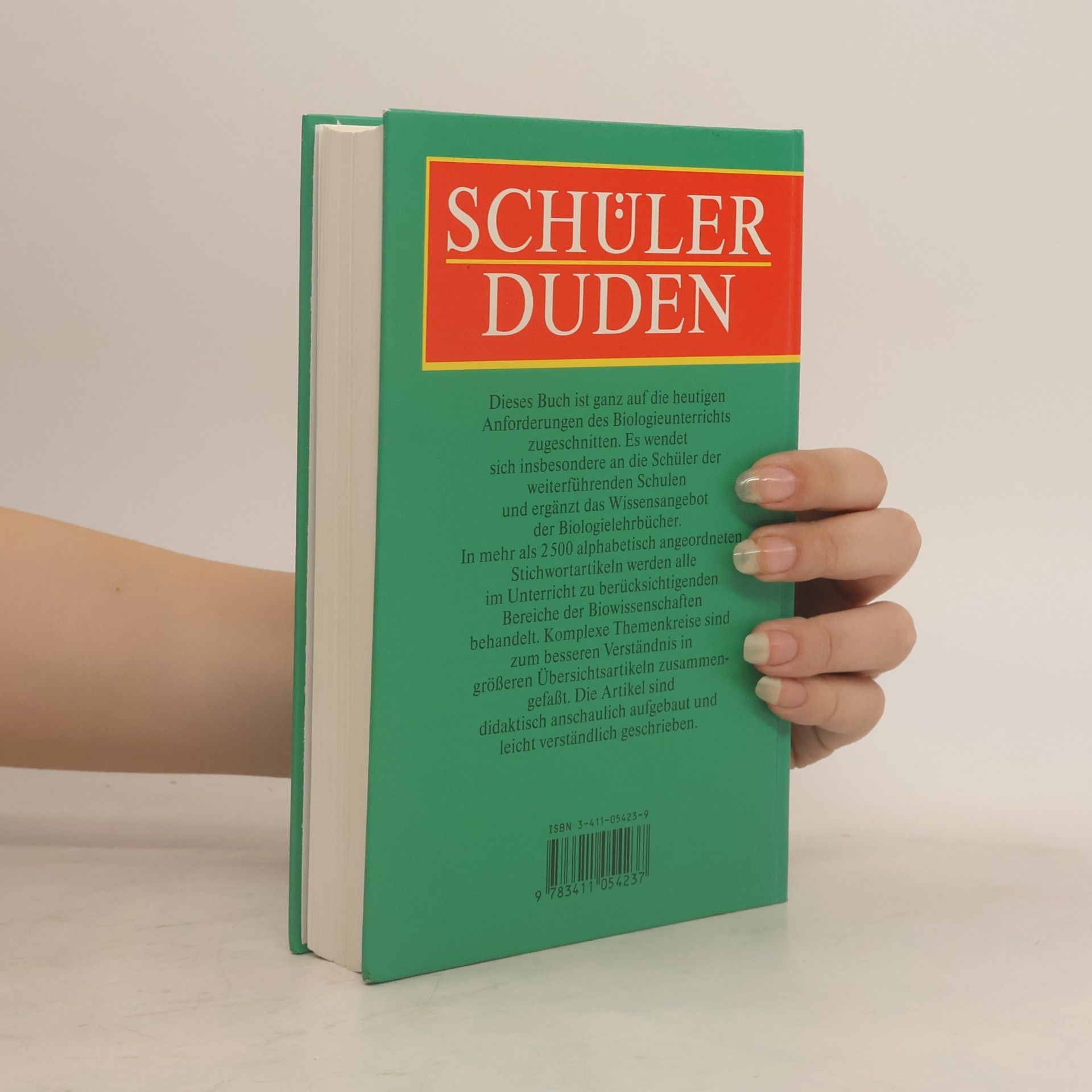 Erika Retzlaff Schülerduden, Die Biologie