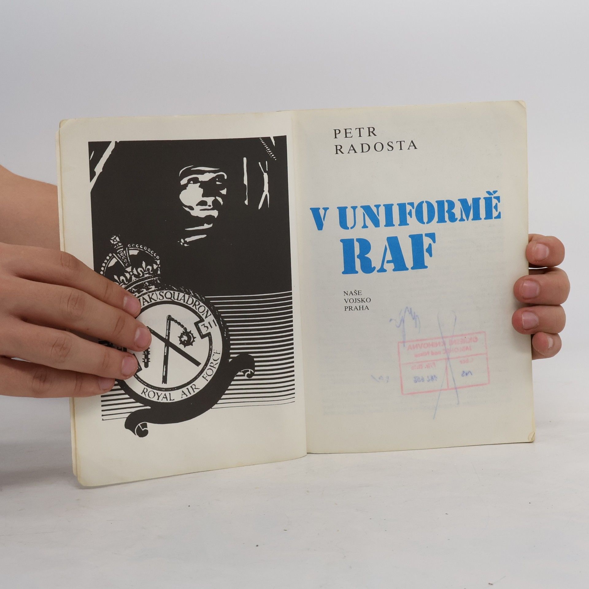 Petr Radosta V uniformě RAF